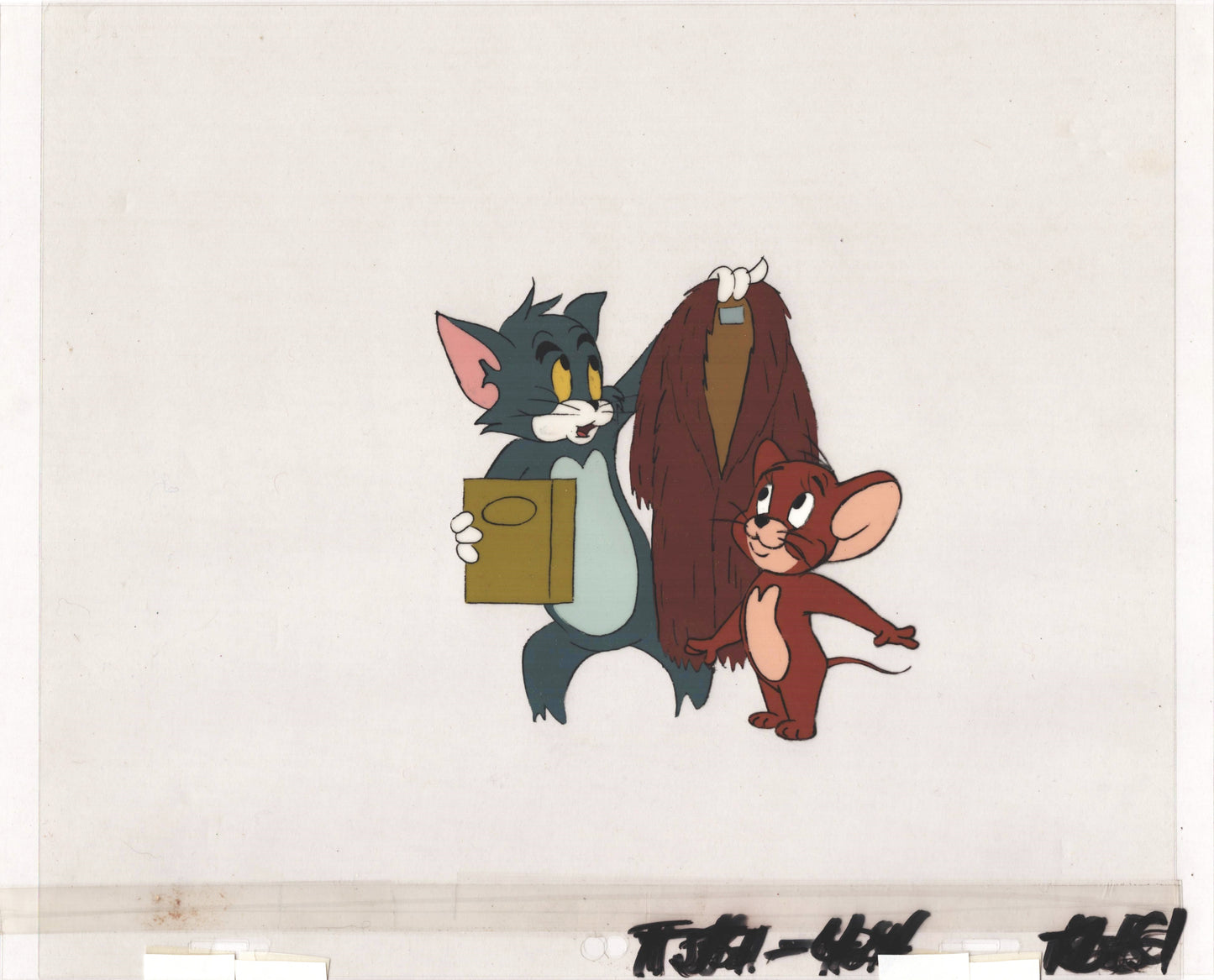 Tom & Jerry Cartoon Cel(s) Prop Animation n Drawing(s) Filmation 1980-82 G-17