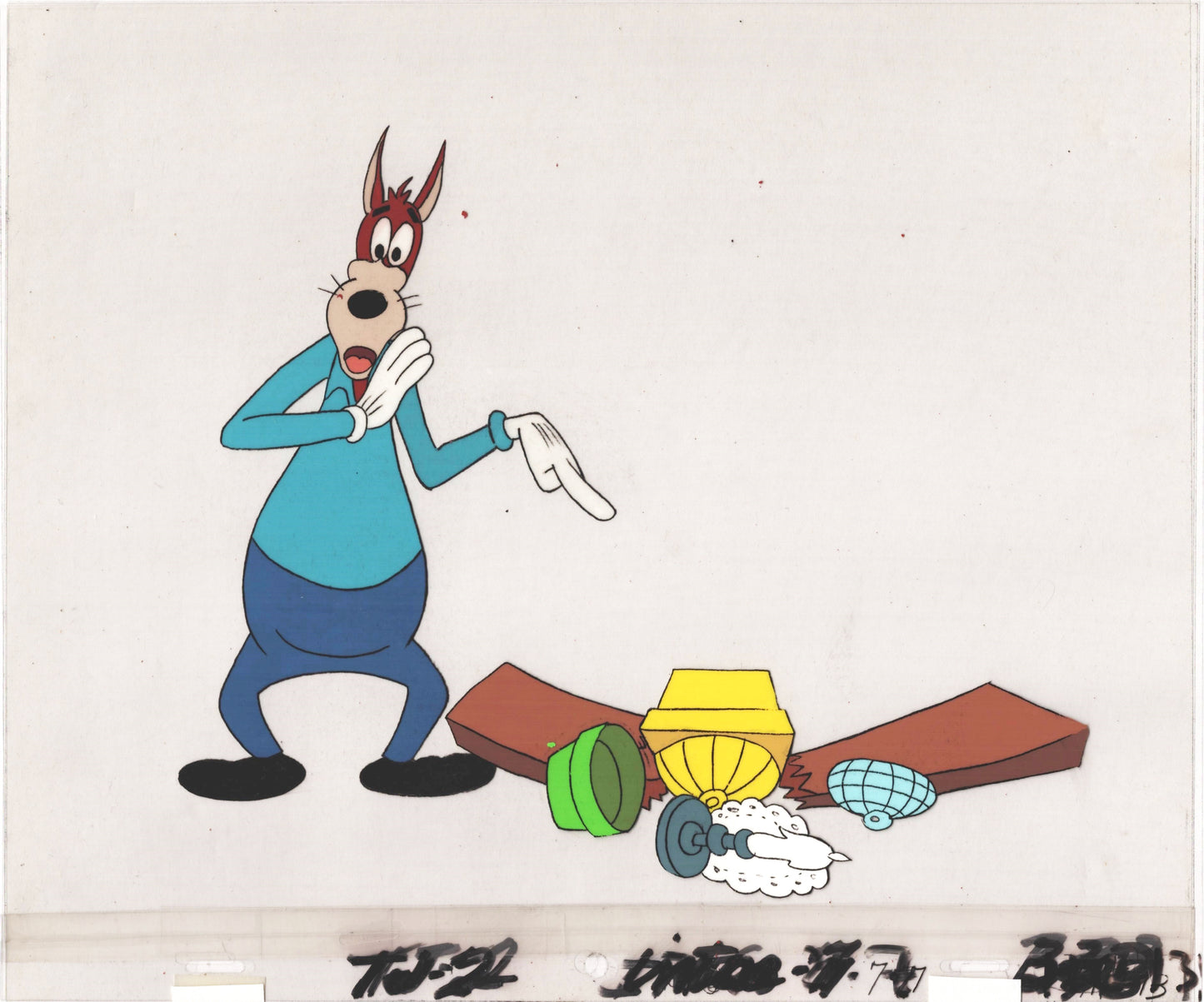 Tom & Jerry Cartoon Cel(s) Prop Animation n Drawing(s) Filmation 1980-82 G-2