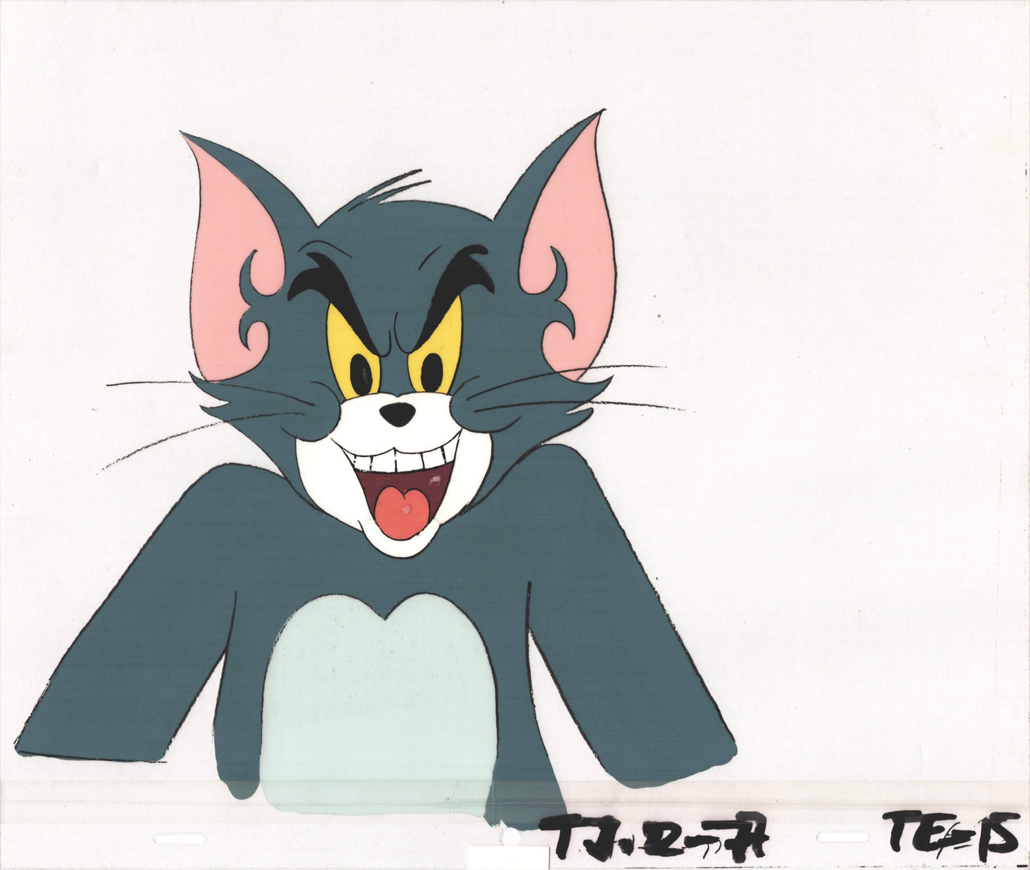Tom & Jerry Cartoon Cel(s) Prop Animation n Drawing(s) Filmation 1980-82 G-23