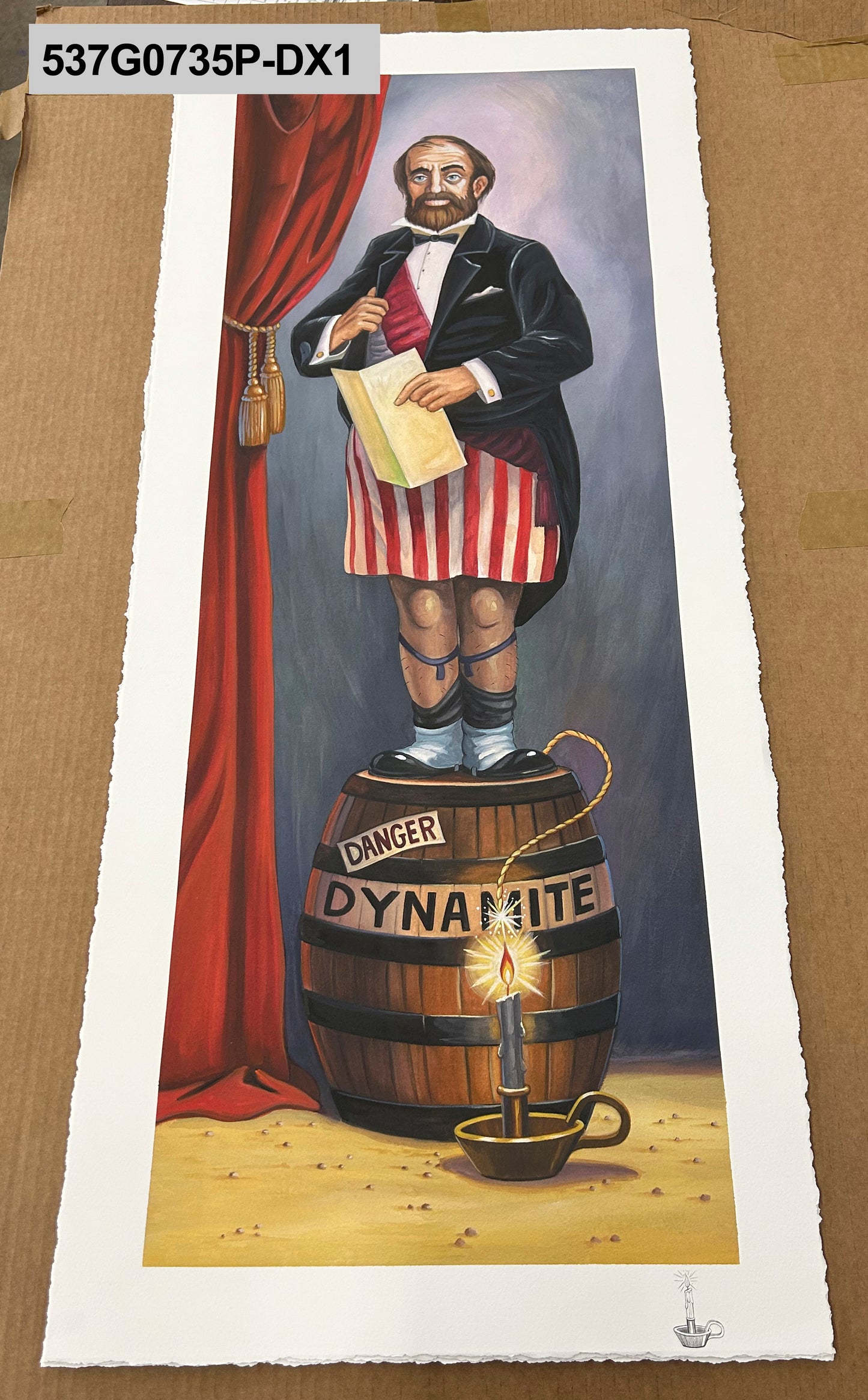 Haunted Mansion Walt Disney Fine Art Michelle St. Laurent Signed Limited Edition of 25 Print on Canvas - The Ambassador - PREMIERE ED