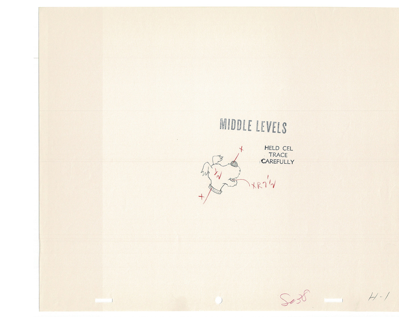 Tintin Adventures of Cartoon Animation Cel Drawing Herge 1957 to 1964 F-05
