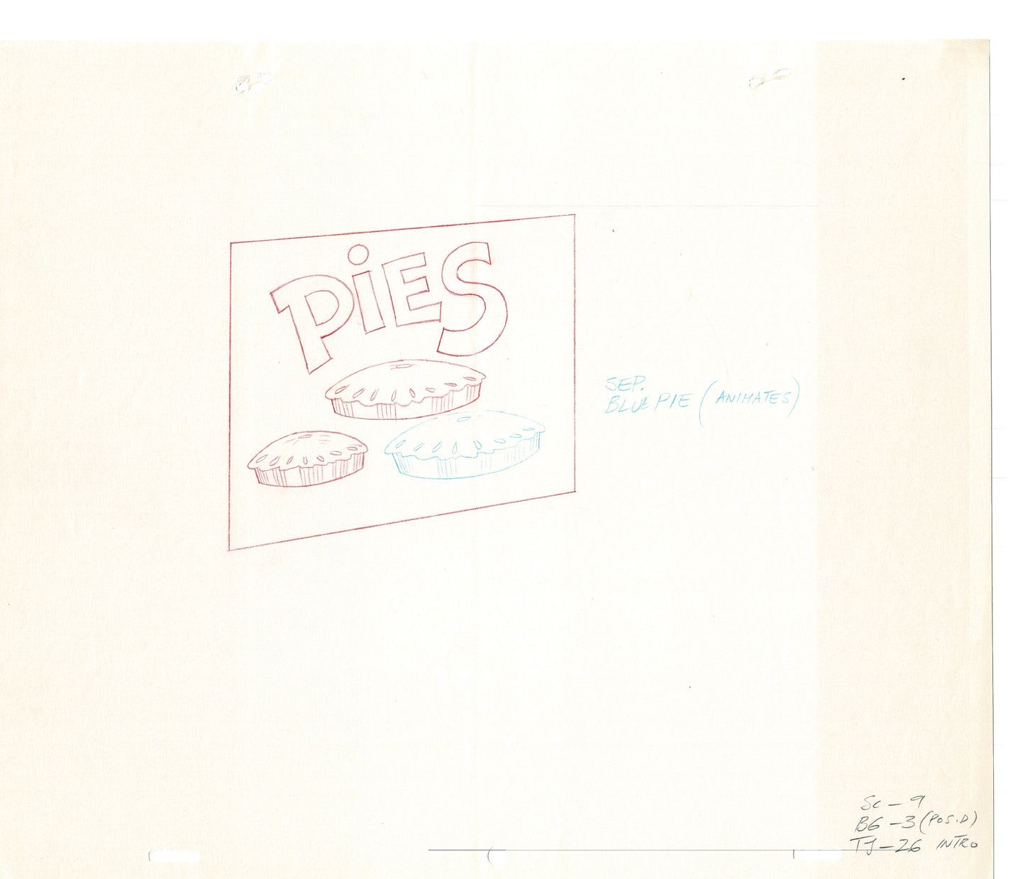 Tom & Jerry 2 LOT of Cartoon Animation Cel Drawings Anime Prop from Filmation 1980-82 OD-23