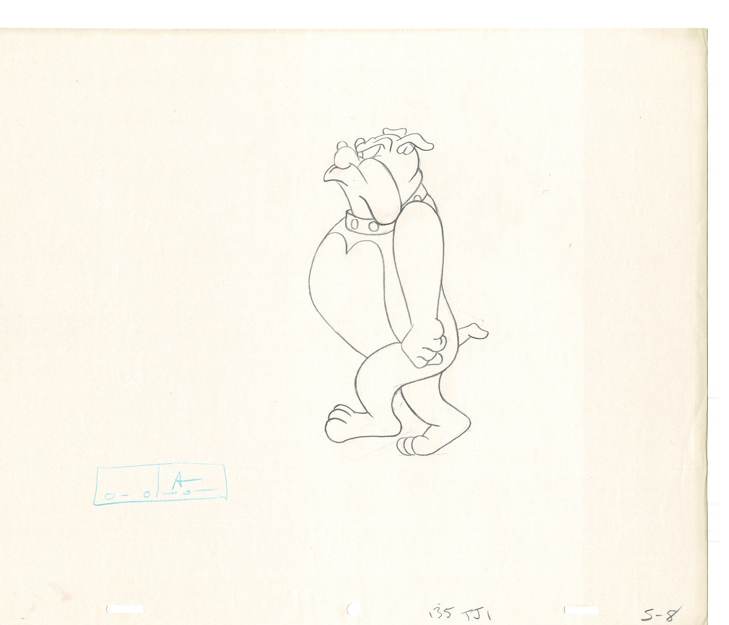 Tom & Jerry 2 LOT of Cartoon Animation Cel Drawings Anime Prop from Filmation 1980-82 OD-39