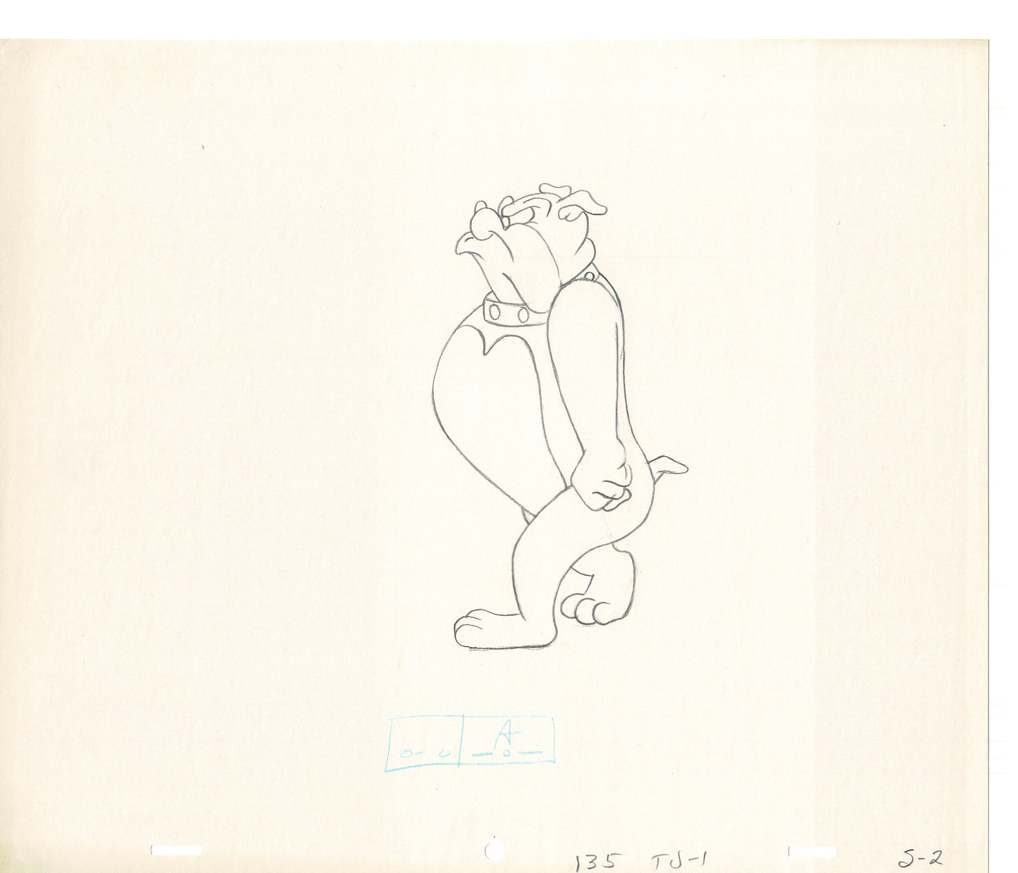 Tom & Jerry 2 LOT of Cartoon Animation Cel Drawings Anime Prop from Filmation 1980-82 OD-41