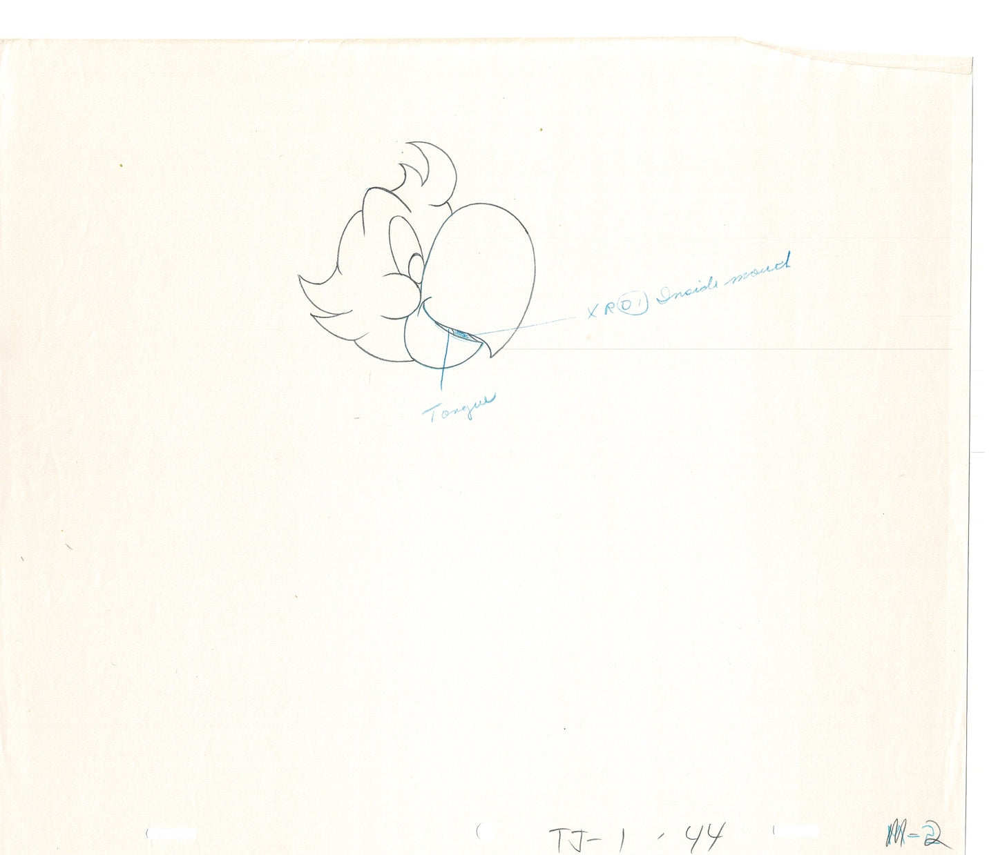 Tom & Jerry 2 LOT of Cartoon Animation Cel Drawings Anime Prop from Filmation 1980-82 OD-47