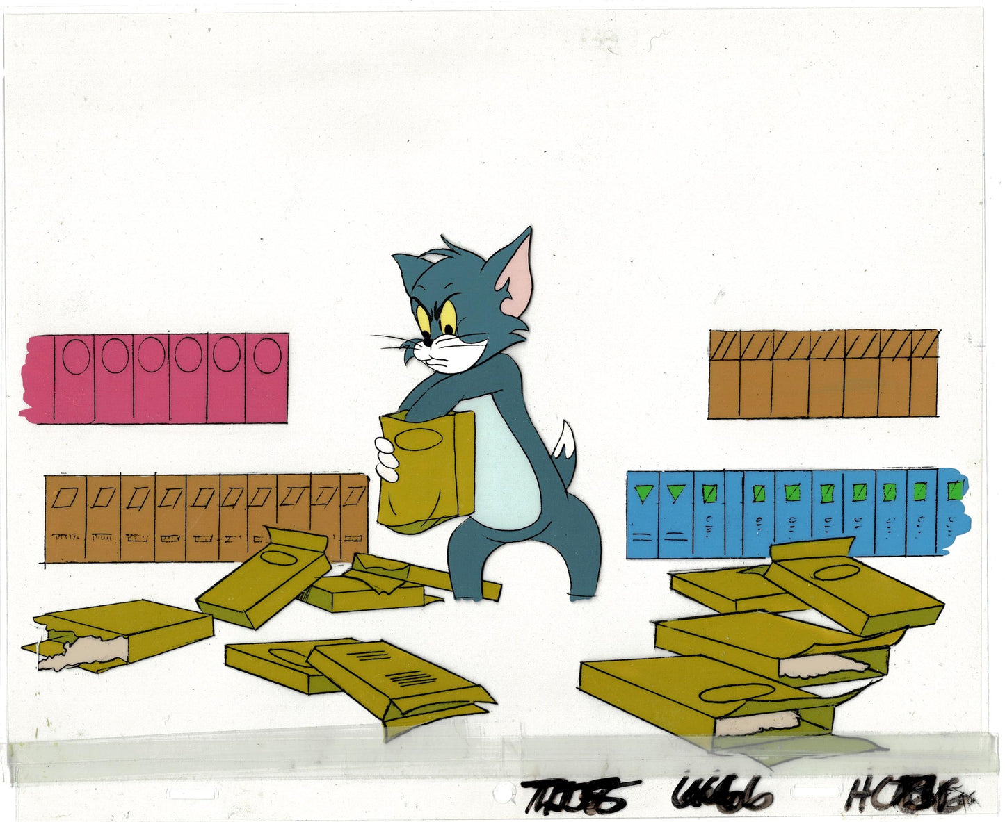 Tom & Jerry Cartoon Cels Prop Animation n Drawings Filmation 1980-82 E-st