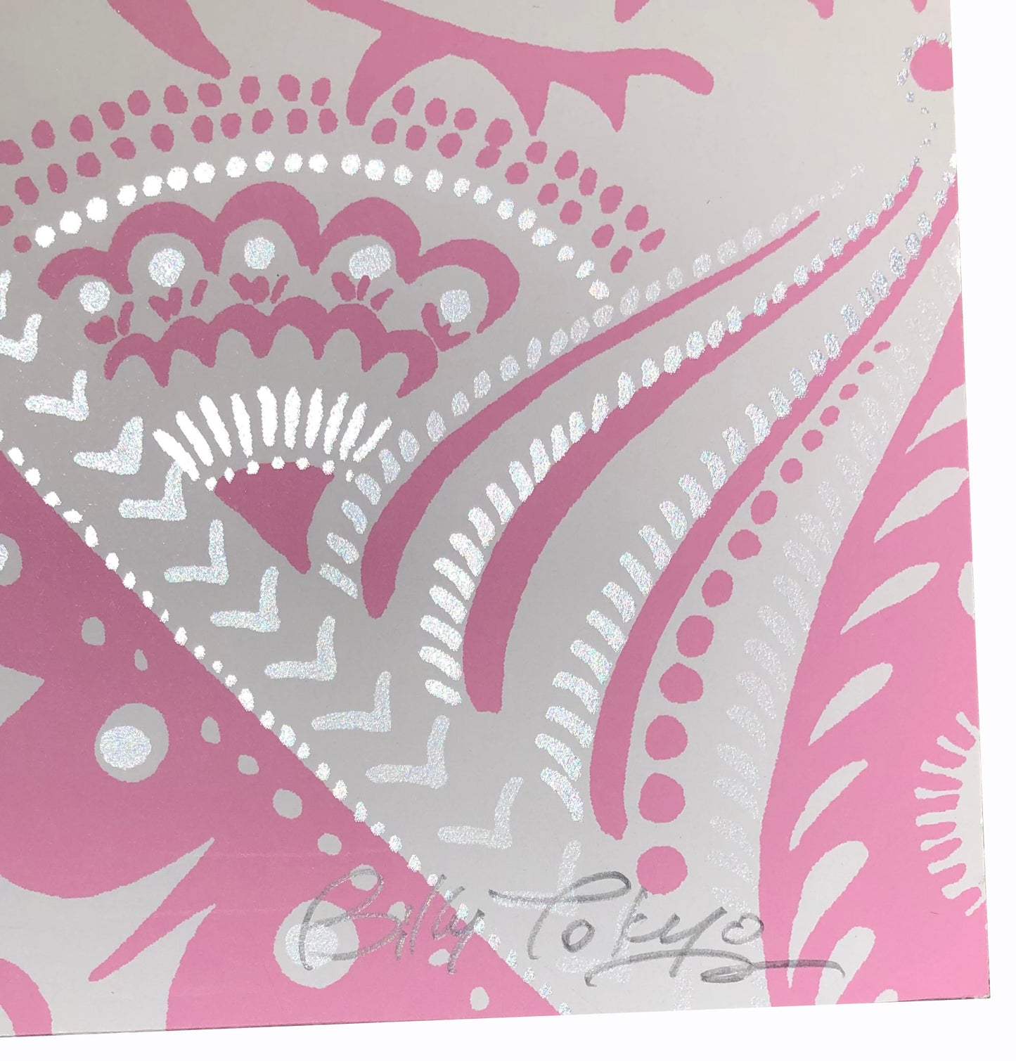 Billy Tokyo Limited Edition of 2 Abstract Pop Art Print "Pink Tokyo Bunny" #2