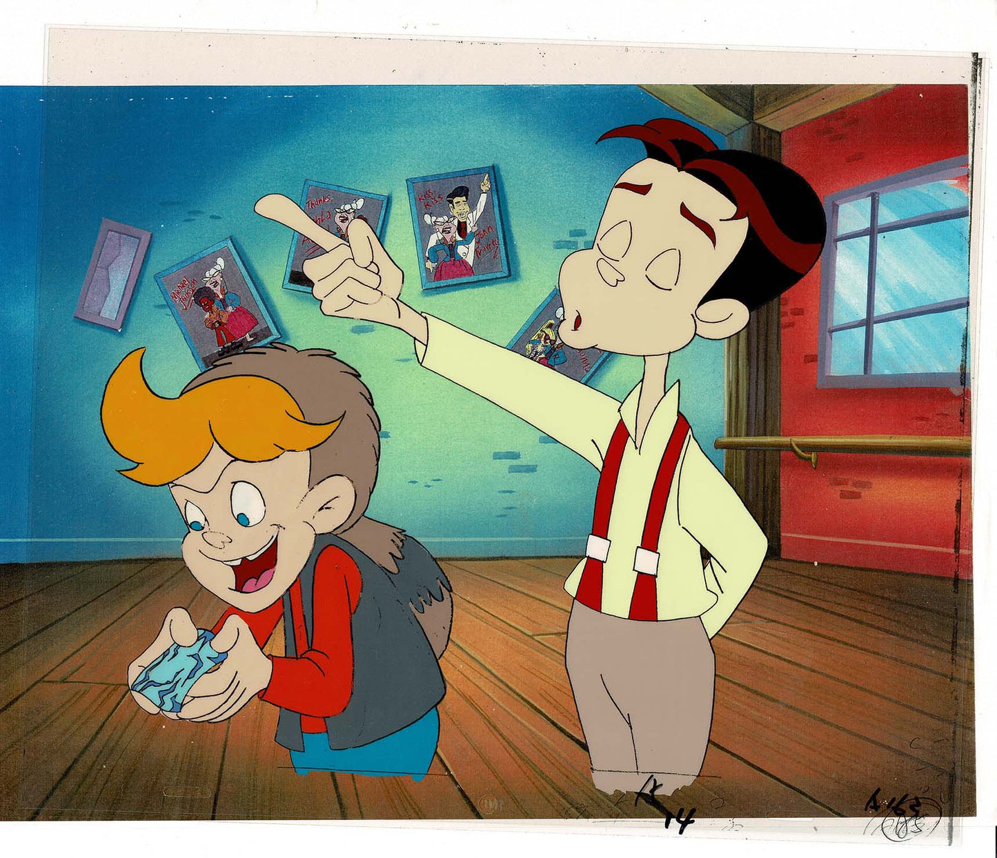 Back to the Future BTTF Original Production Animation Cel Universal Cartoon 1991-2 F-12