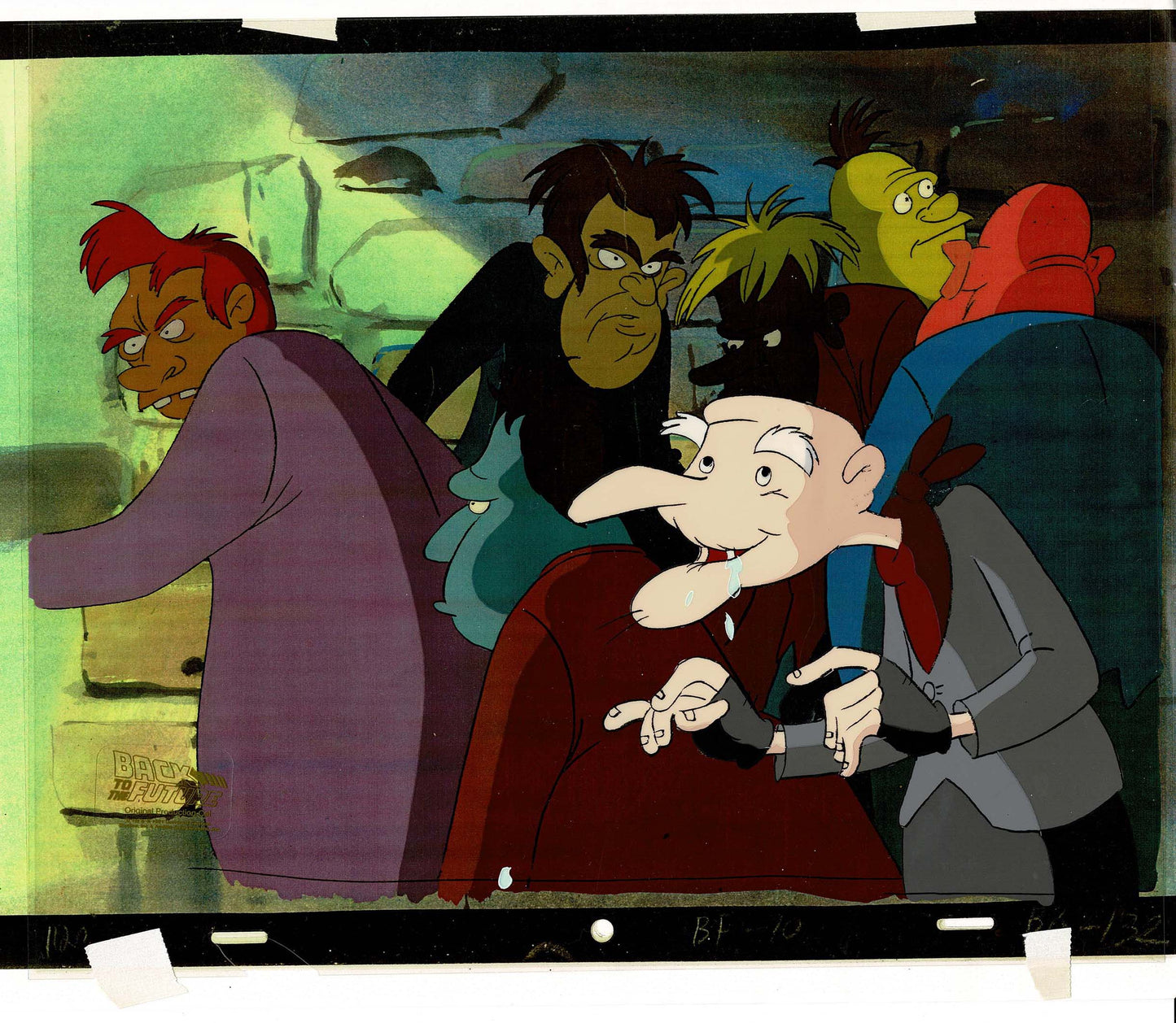 Back to the Future BTTF Original Production Animation Cel Universal Cartoon 1991-2 F-1