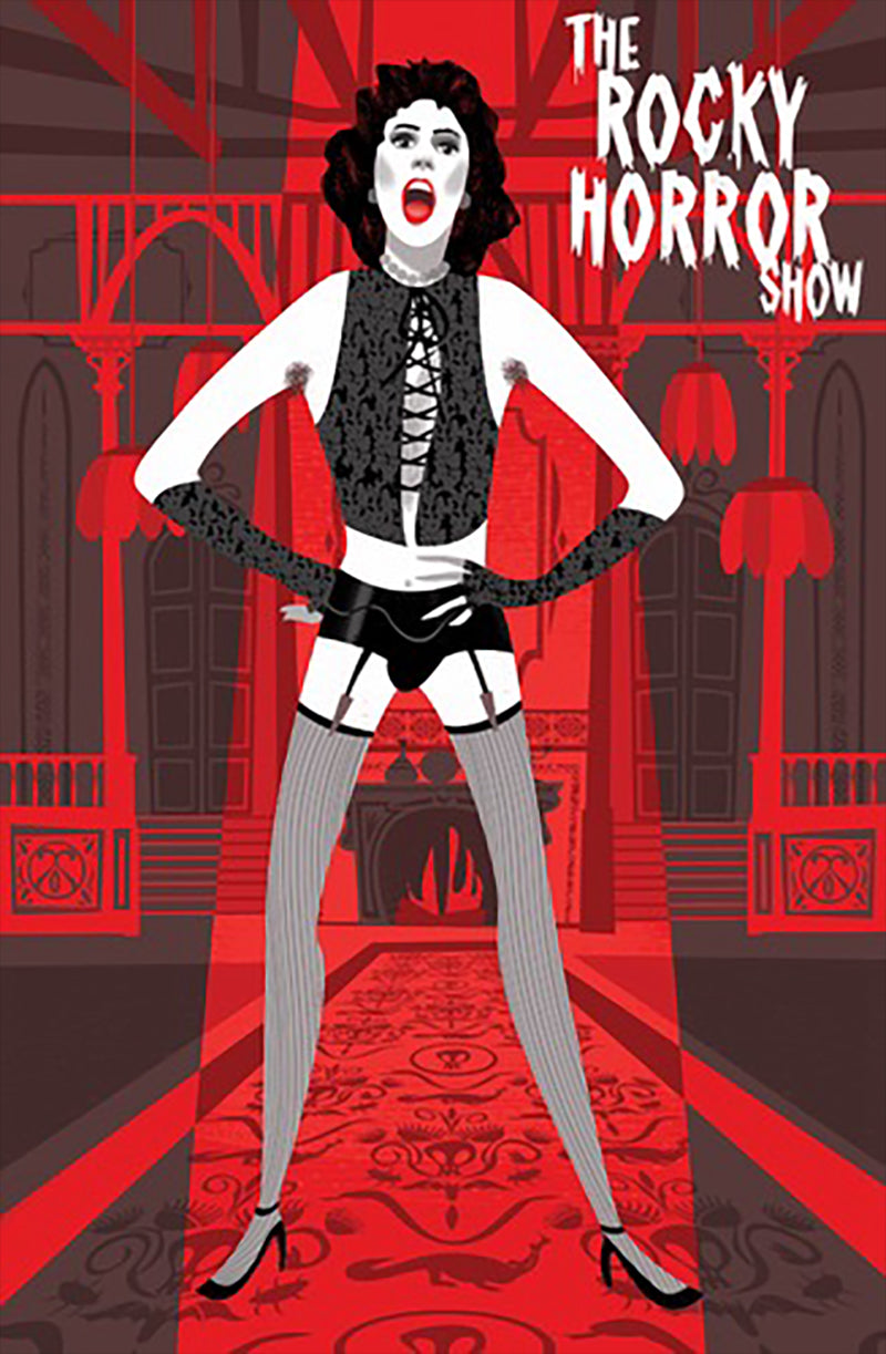 Alan Bodner SIGNED Rocky Horror Picture Show Tim Curry Paper Print Limited Edition of 15 - DLX Reg