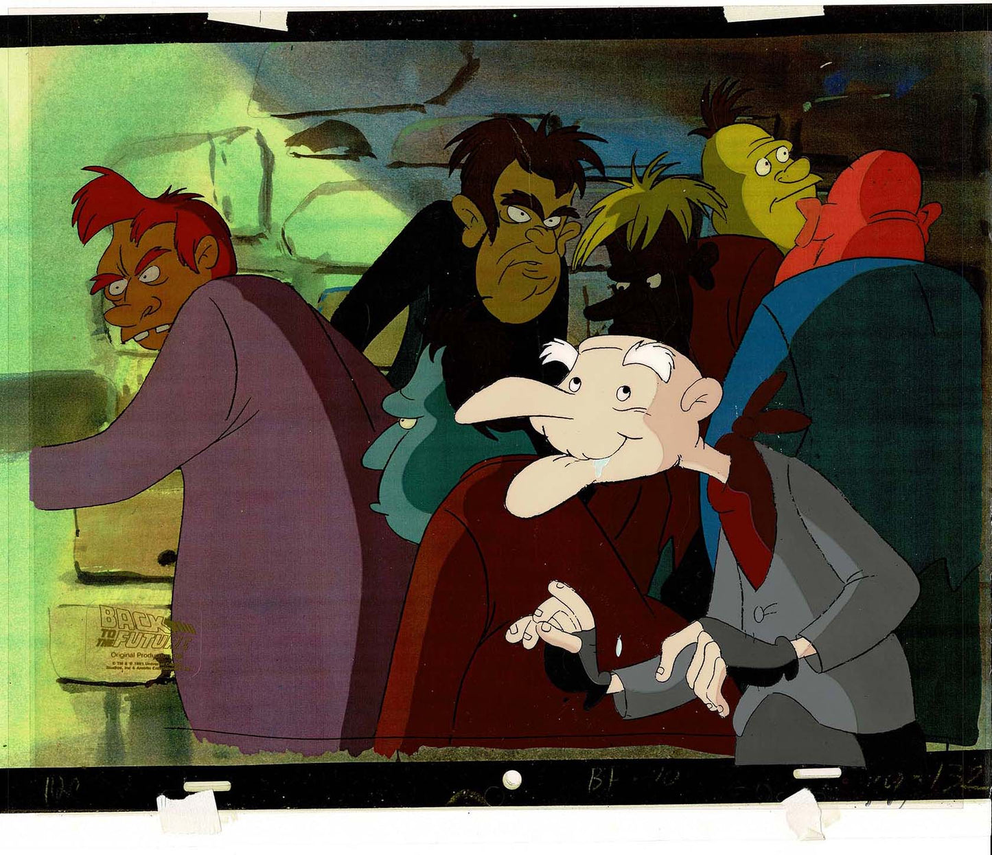 Back to the Future BTTF Original Production Animation Cel Universal Cartoon 1991-2 F-3