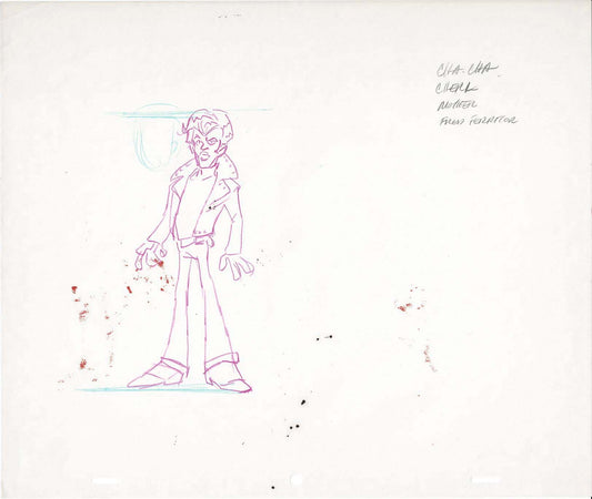 GREASE Cartoon Production Animation Character/Model Drawing from Ralph Bakshi A-46