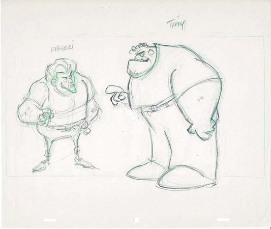 GREASE Cartoon Production Animation Character/Model Drawing from Ralph Bakshi A-47