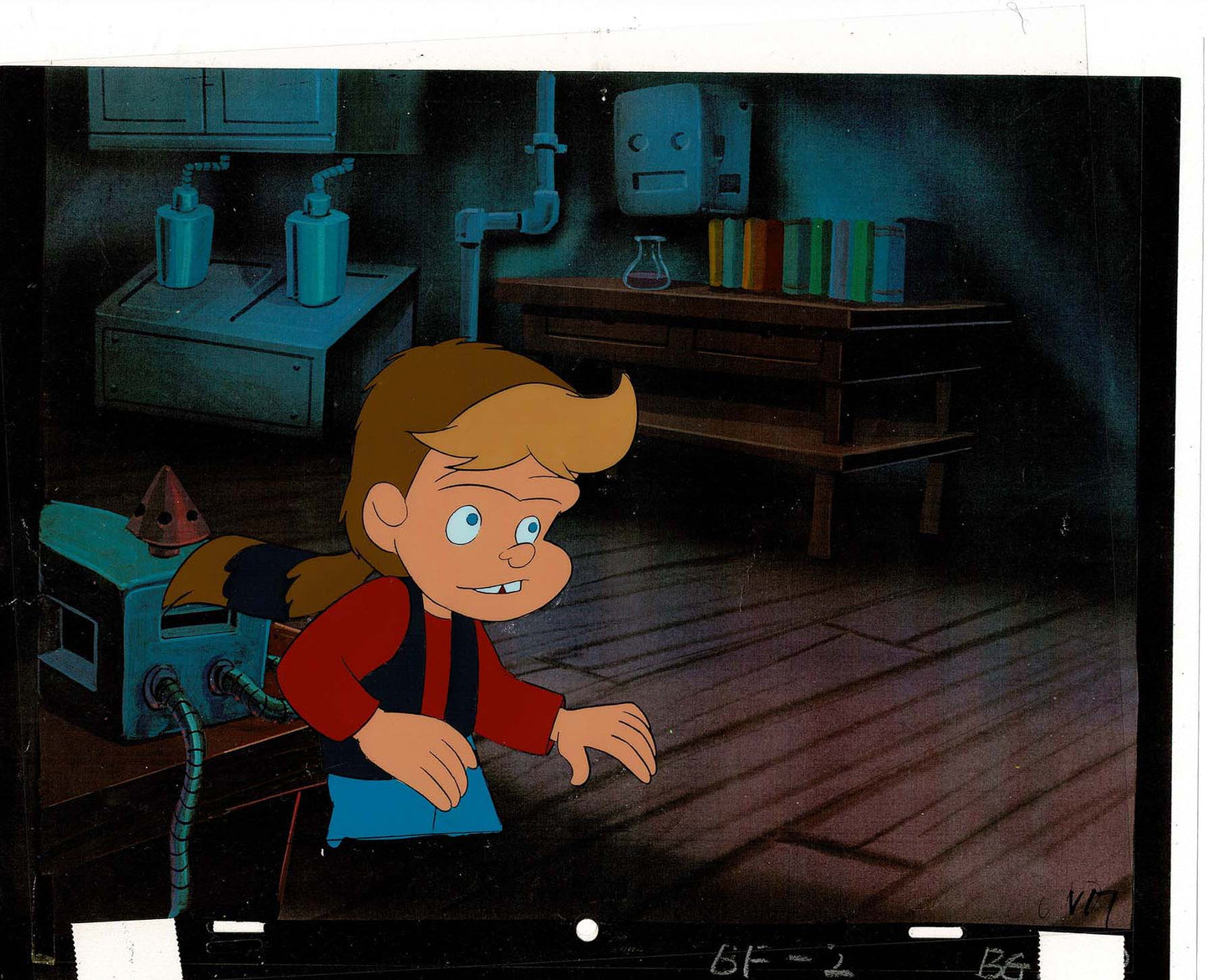 Back to the Future BTTF Original Production Animation Cel Universal Cartoon 1991-2 F-6