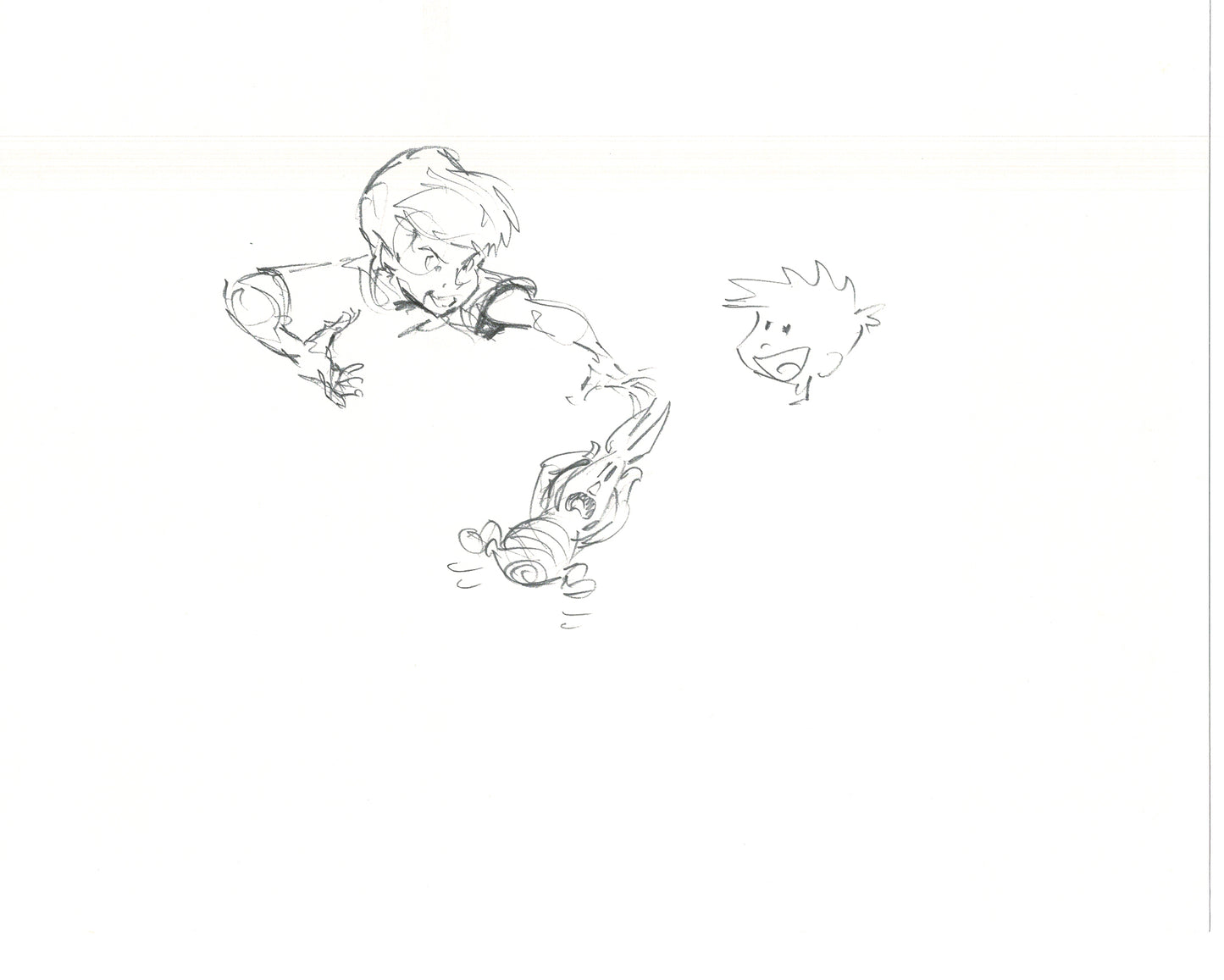 Winnie the Pooh Disney TV 1988 Production Drawing Animator's Estate Z027
