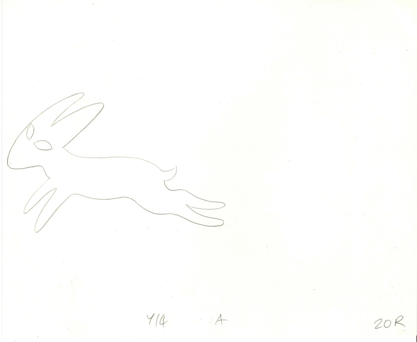 Watership Down Black Rabbit Inle 1978 Production Animation Cel Drawing with Linda Jones Enterprise Seal n Certificate of Authenticity BR8