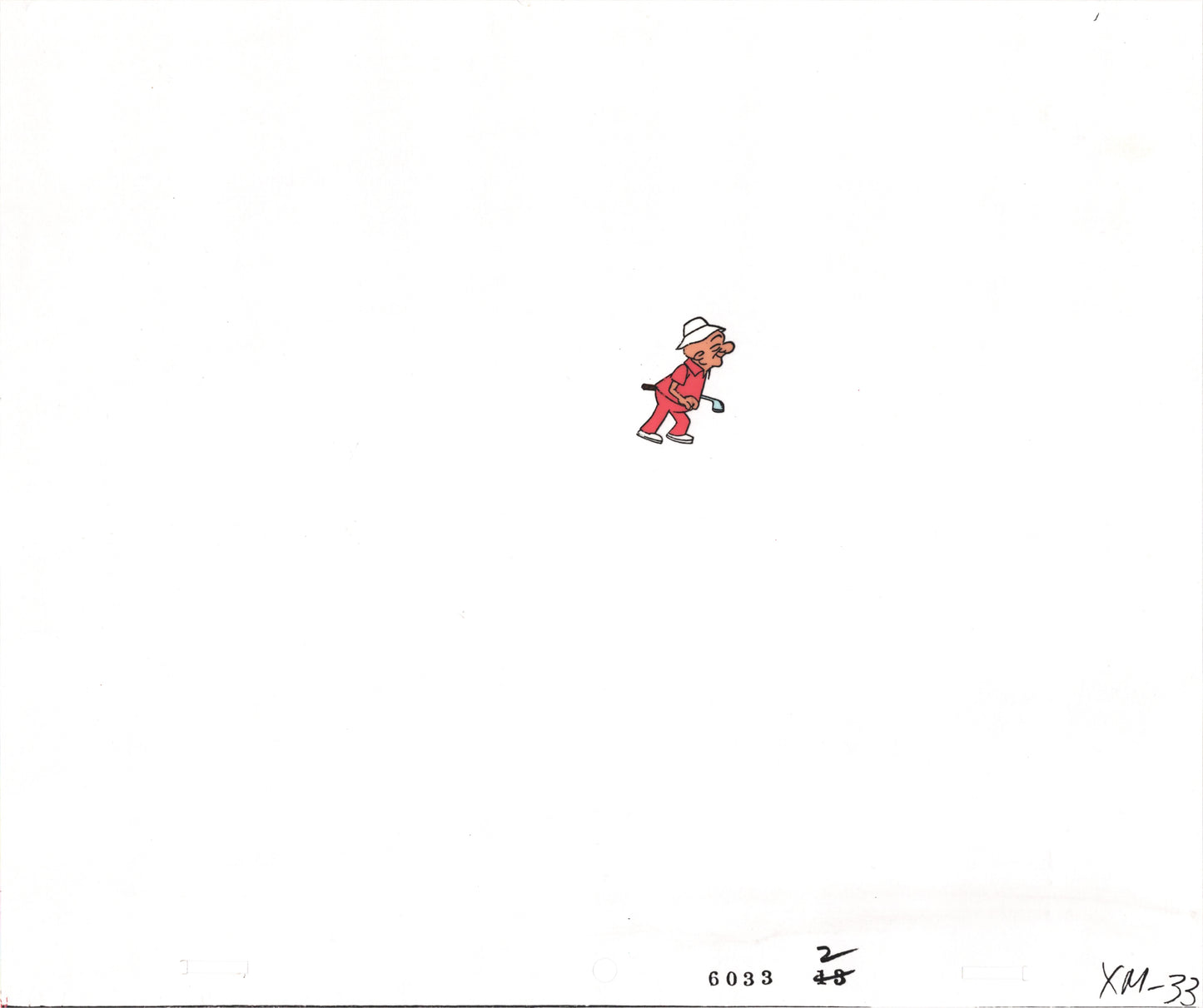 Mr Magoo Original Cartoon Production Animation Art Cel and COPY Drawing 1977 DePatie-Freleng Collectible Used On Screen 33