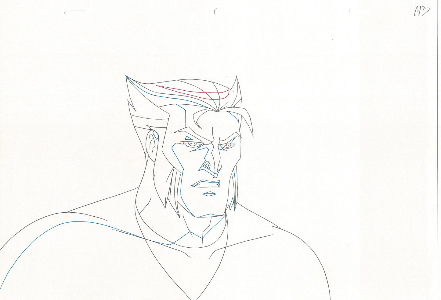 Wolverine and the X-Men Production Animation Cel Drawing Marvel 2009 B01