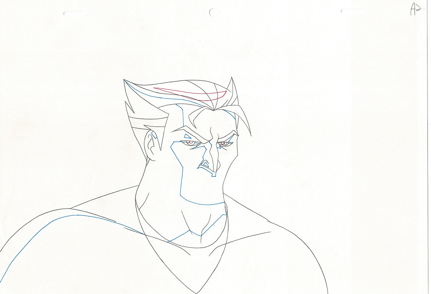 Wolverine and the X-Men Production Animation Cel Drawing Marvel 2009 B06