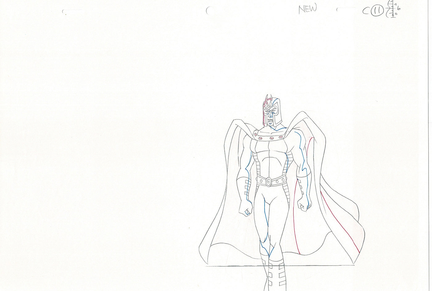 Wolverine and the X-Men Production Animation Cel Drawing Marvel 2009 B07