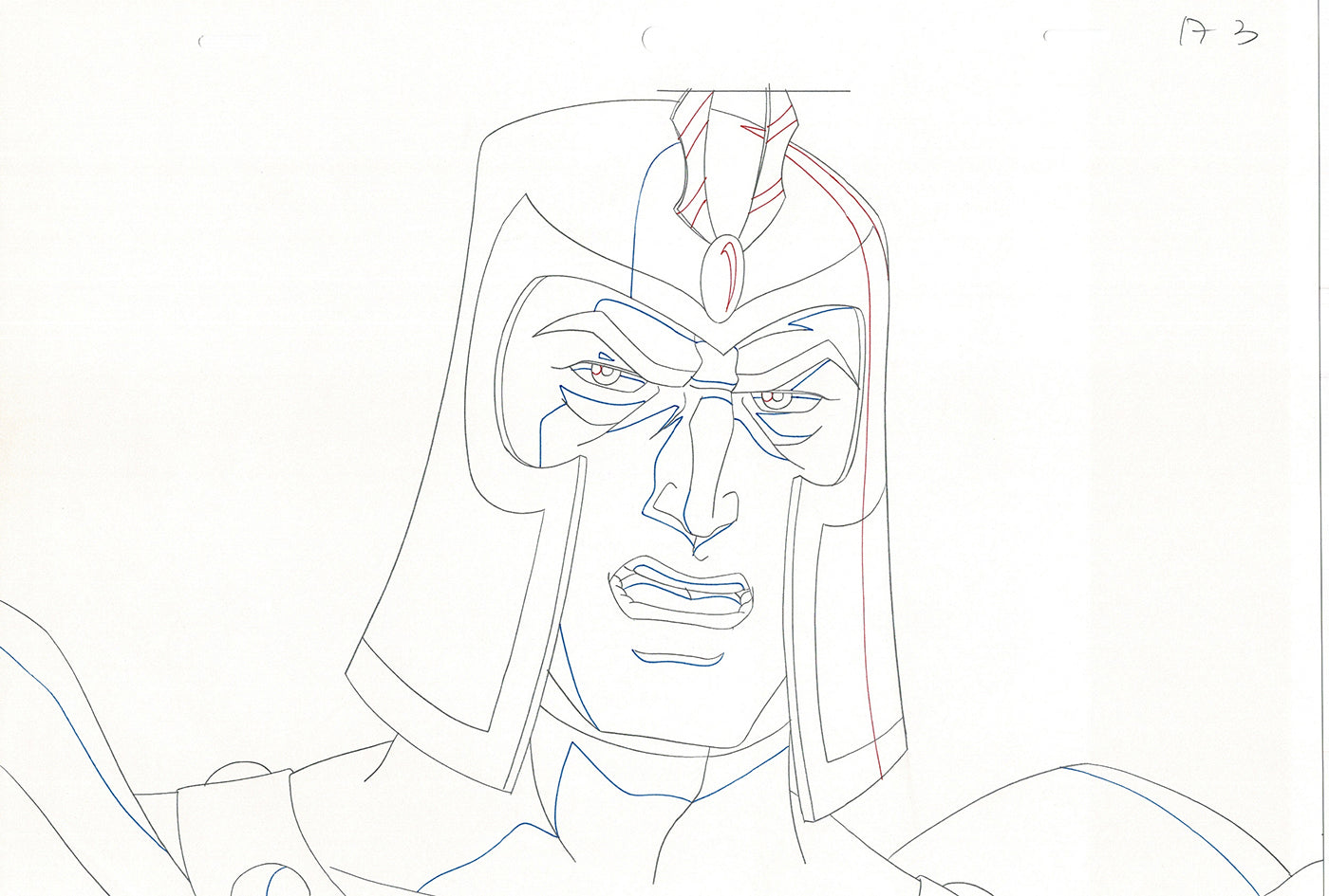 Wolverine and the X-Men Production Animation Cel Drawing Marvel 2009 B08