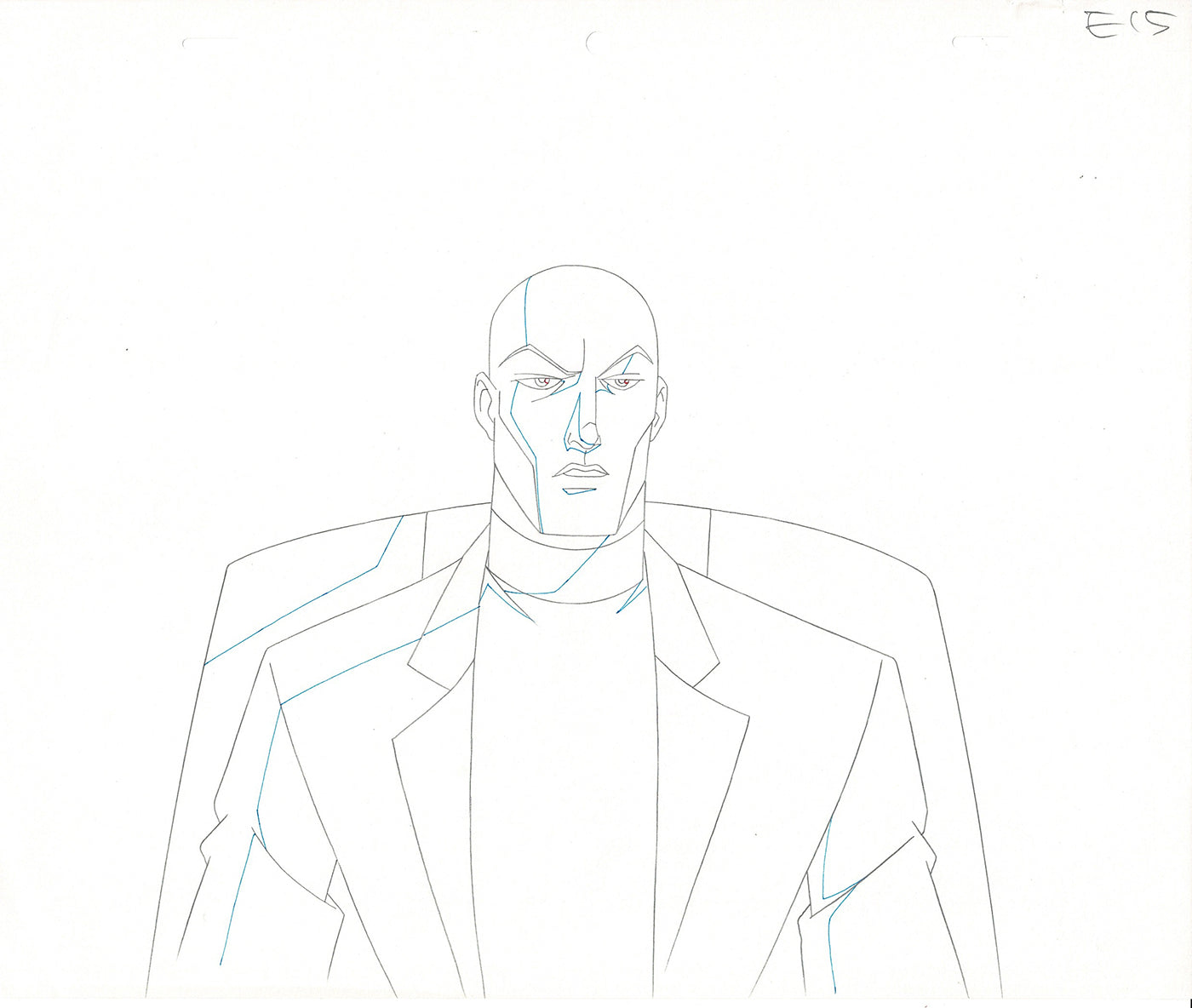Wolverine and the X-Men Professor X Production Animation Cel Drawing Marvel 2009 B22