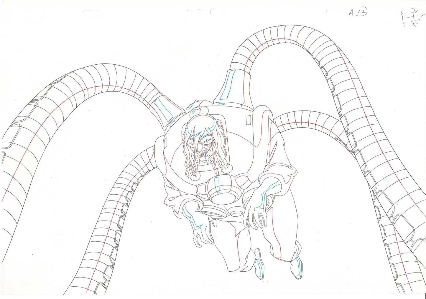 Ultimate Spider-Man Production Animation Cel Drawing Marvel 2012-2013 a12