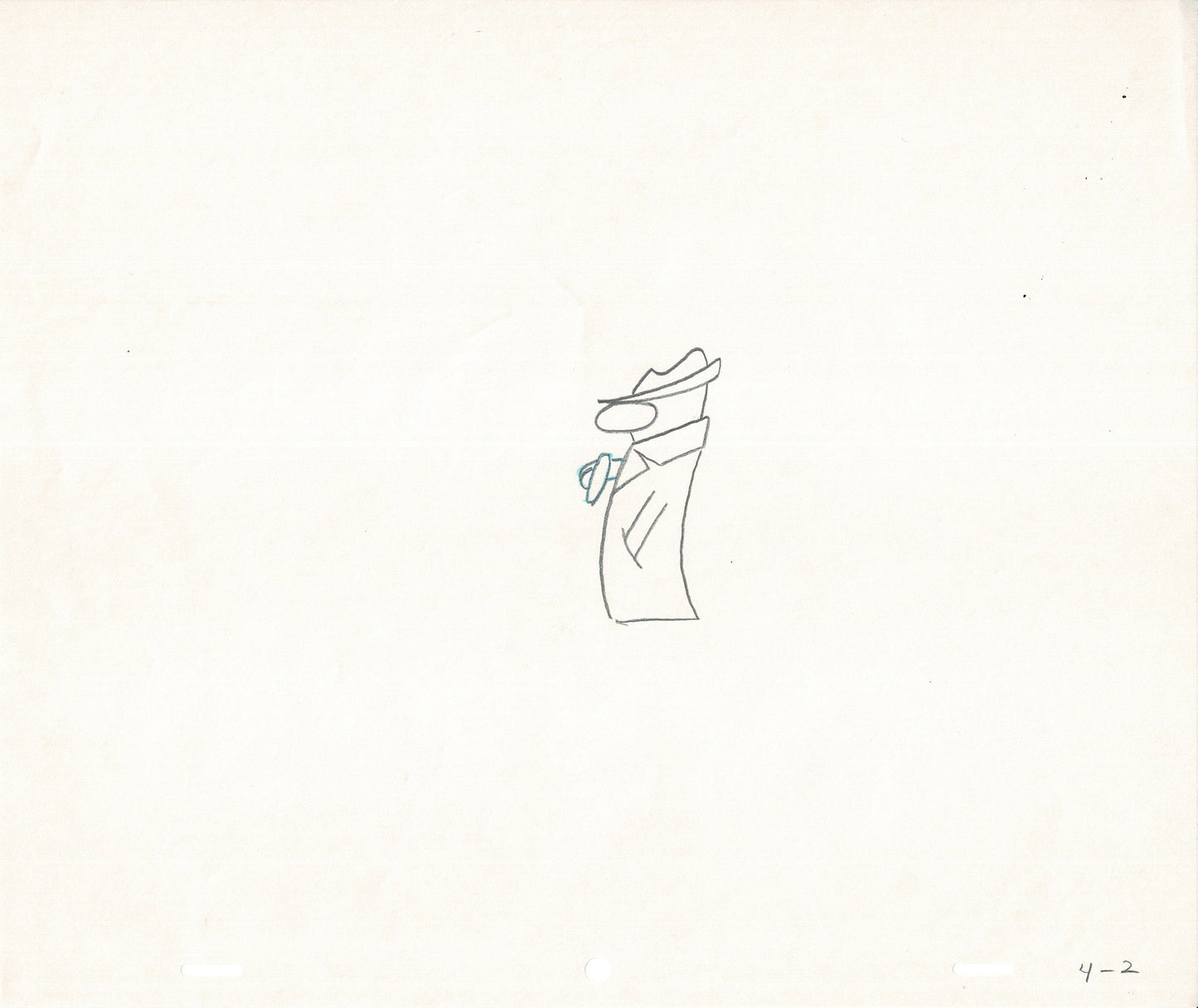 Sesame Street Cels and Drawings and OBG Original Background Production Animation Detective Snake Book by Paula Winter Cartoon by Daniel Ivanick 1985 SP02