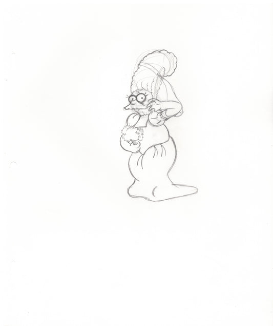 The Simpsons Production Animation Cel Drawing from Fox 394