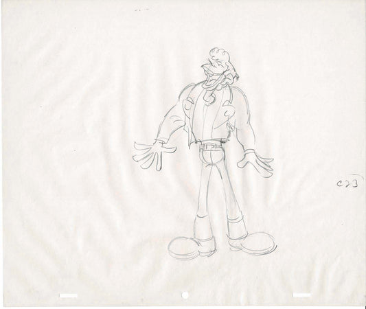 Hey Good Lookin Cartoon Production Animation Cel Drawing from Ralph Bakshi 1973-82 A-c23