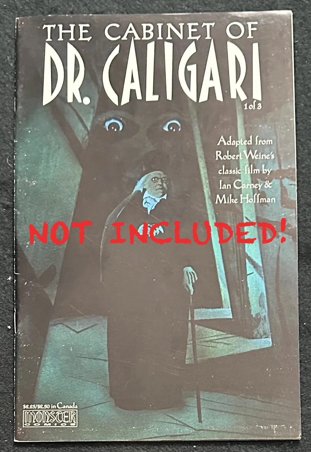 Mike Hoffman Cover Art Comic Book The Cabinet of Dr. Caligari #1 Painting Illustration 1992