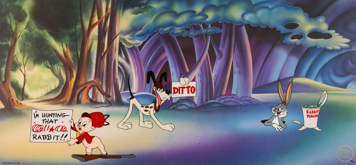A Corny Concerto Bugs Bunny Looney Tunes Warner Brothers Limited Edition Animation Cel of 500 from Bob Clampett