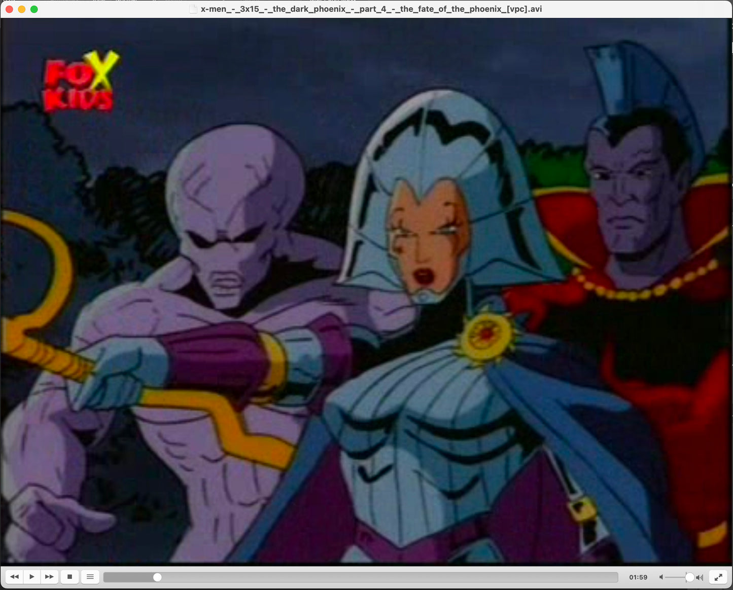 X-Men The Animated Series 1992-1997 Marvel Production Animation Cel Setup with OBG Key Master Setup Lilandra and Gladiator Signed Stan Lee
