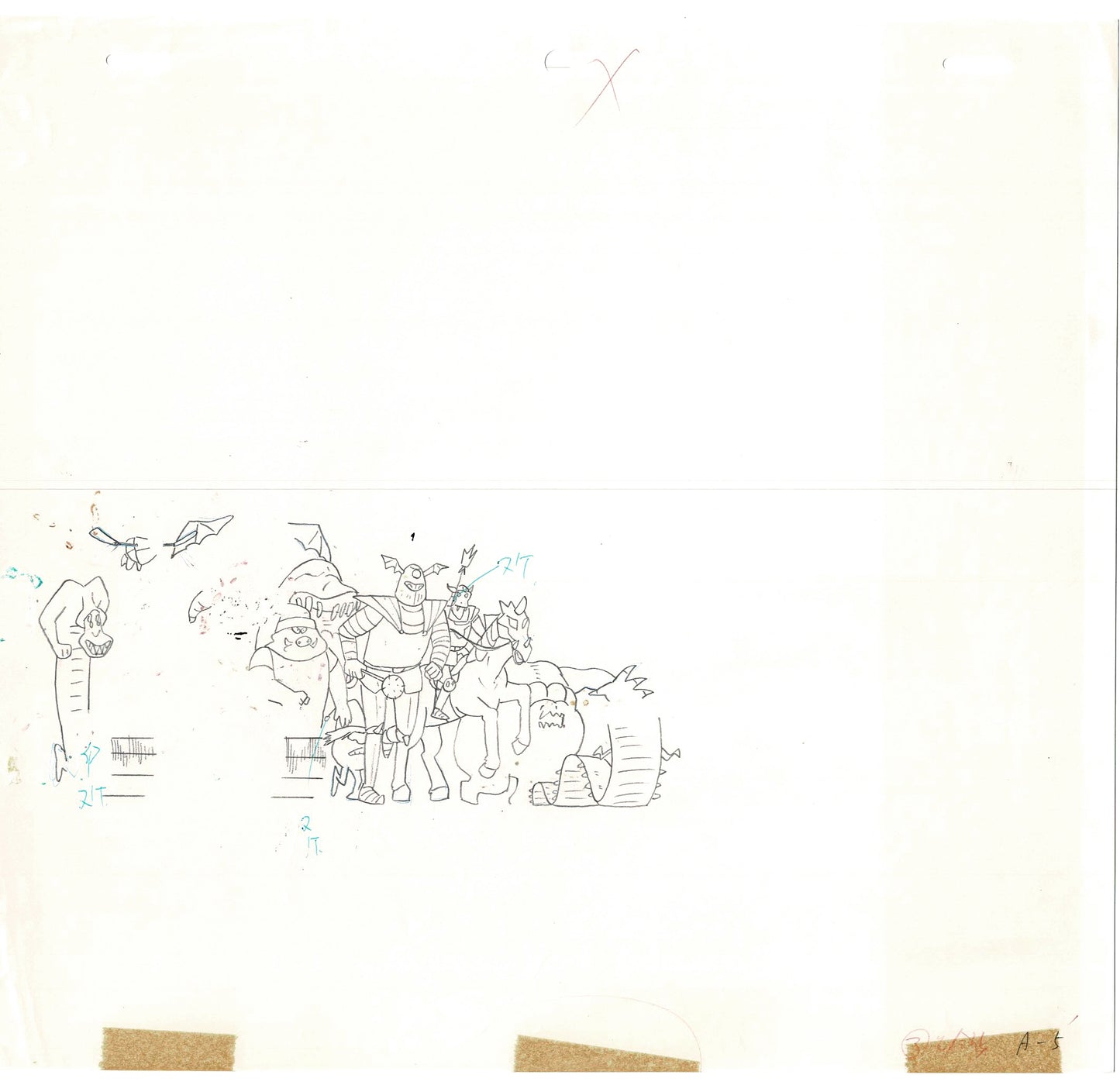 The Real Ghostbusters DIC Production Animation Cel Drawing 1986-1991 B-006