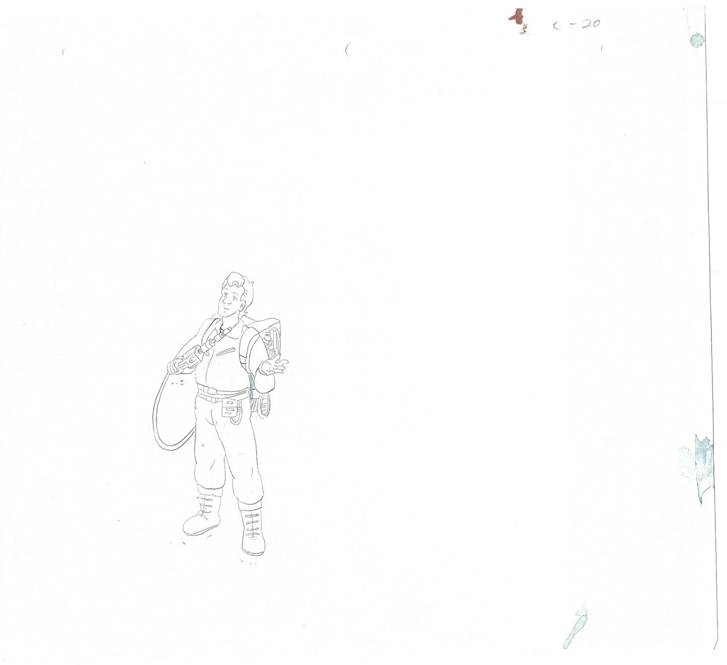 The Real Ghostbusters DIC Production Animation Cel Drawing 1986-1991 A-054