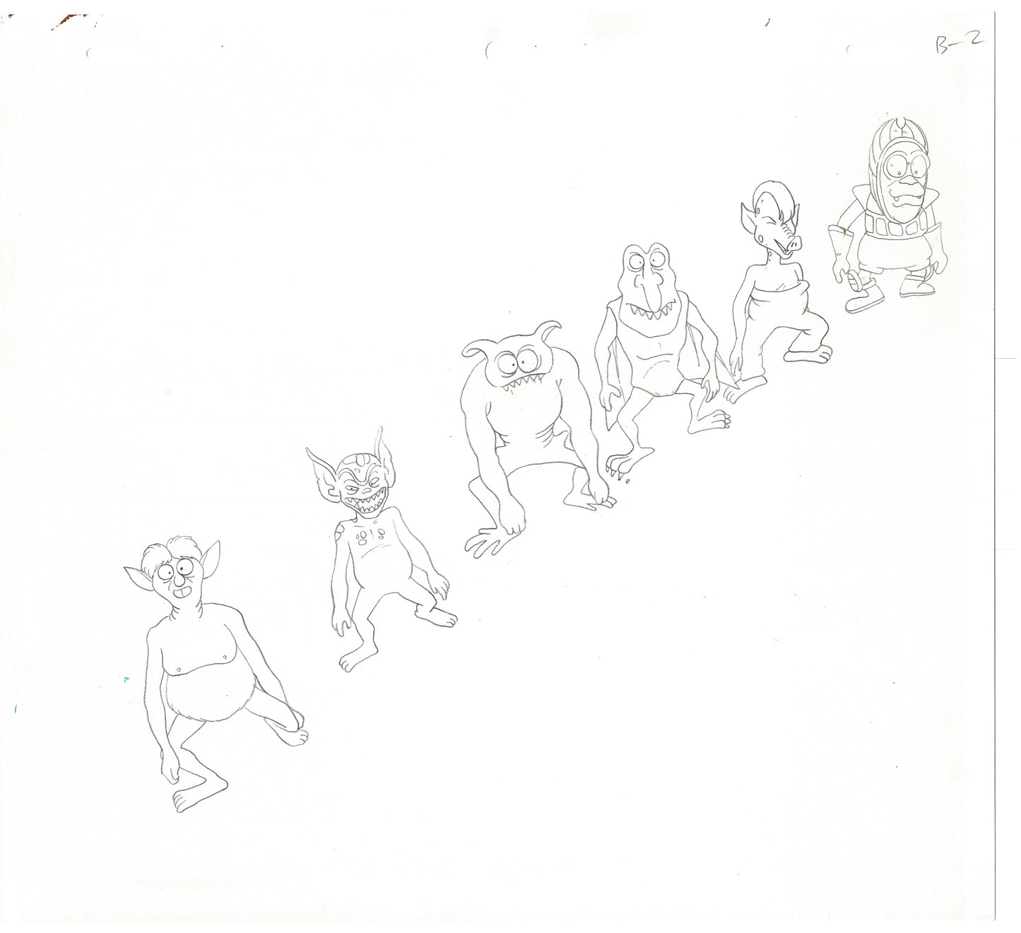 The Real Ghostbusters DIC Production Animation Cel Drawing 1986-1991 A-080