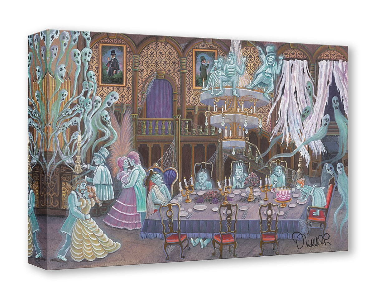 Haunted Mansion Walt Disney Fine Art Michelle St. Laurent Limited Edition  of 1500 Treasures on Canvas Print TOC 