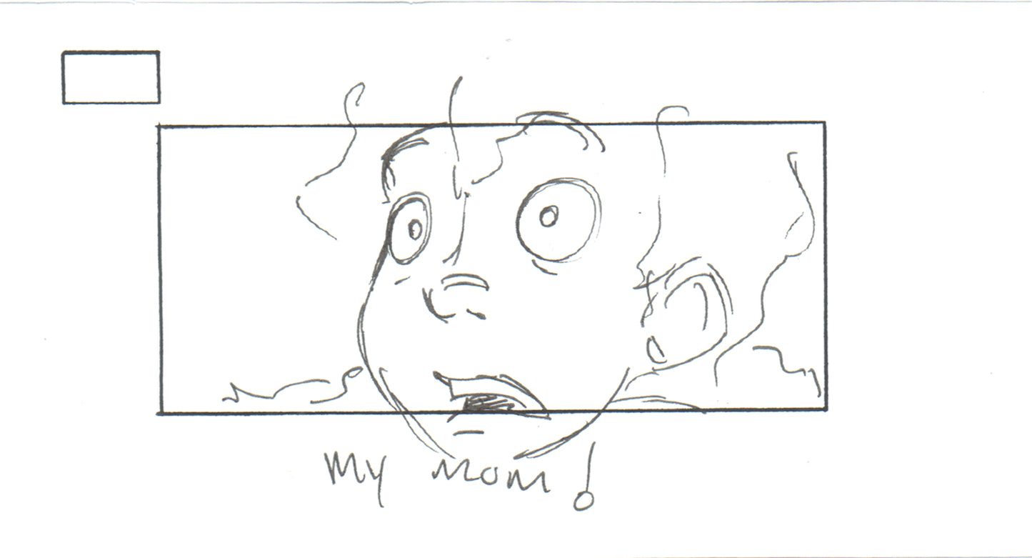 The Iron Giant Production Animation Original Ink Storyboard 1999 WB