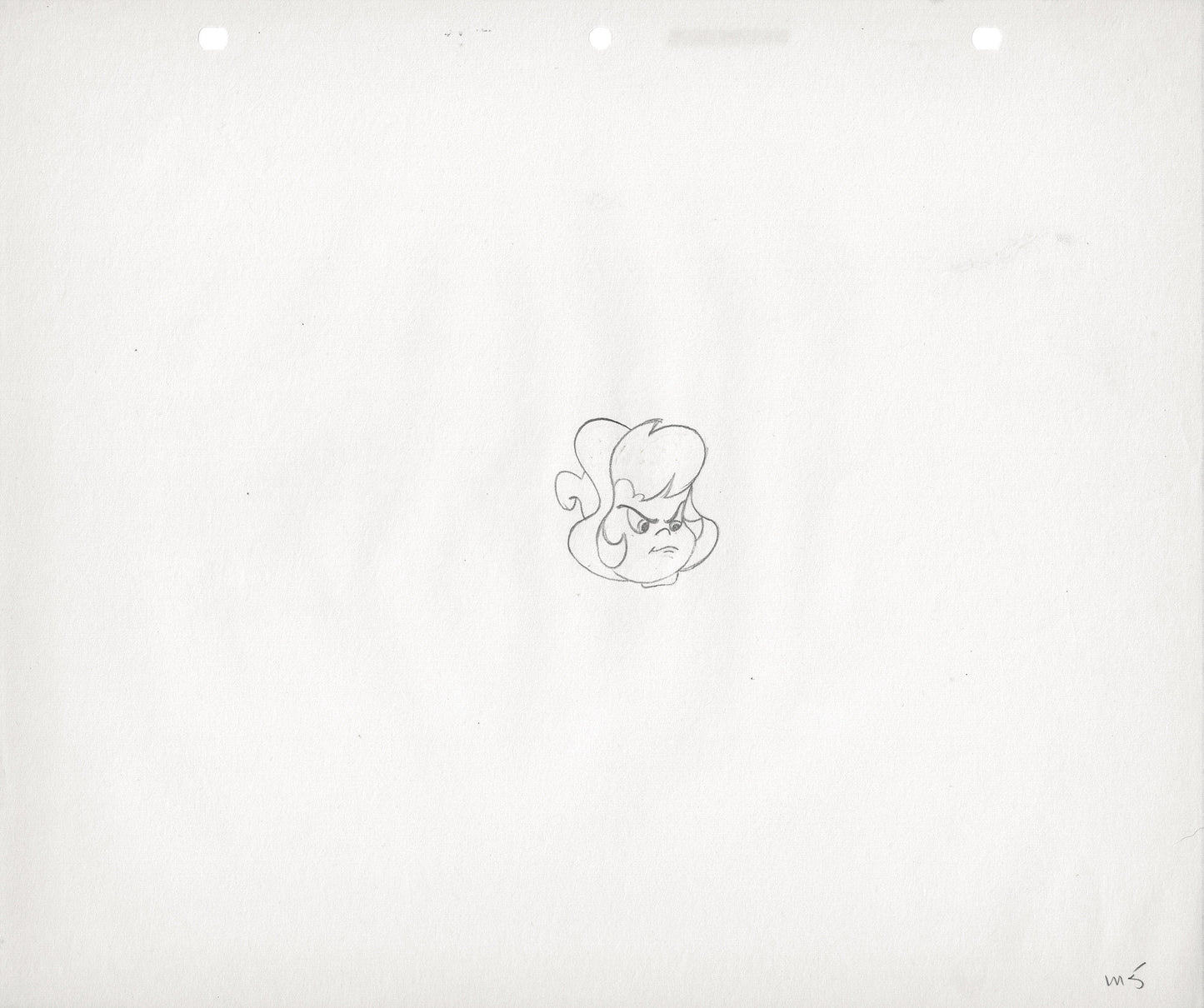 Casper the Friendly Ghost Wendy the Good Little Witch Cartoon Animation Production Cel and Drawing from 1963 Harvey m-5b