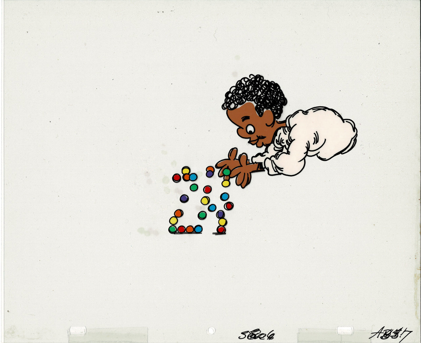 Schoolhouse Rock ABC Original Production Animation Cel Setup I Got 6 1973 17