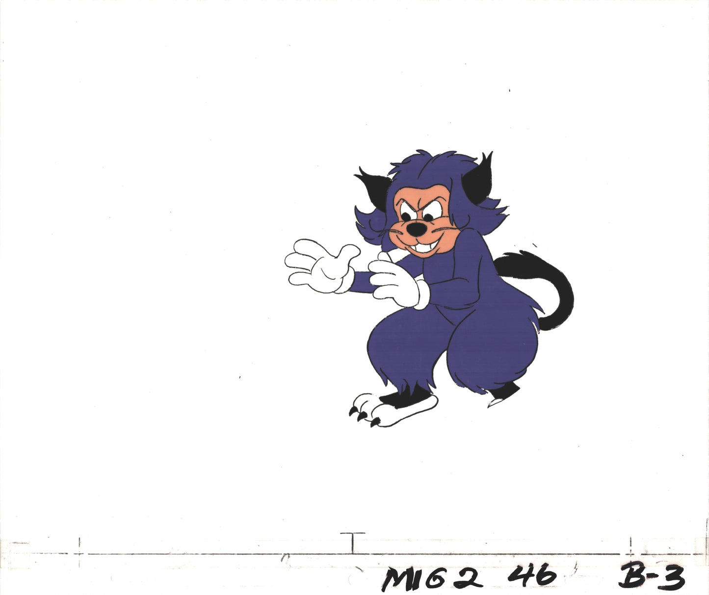 Mighty Mouse Cartoon Production Animation Cel and Drawing Filmation Anime Actually Used ON SCREEN C-mb3