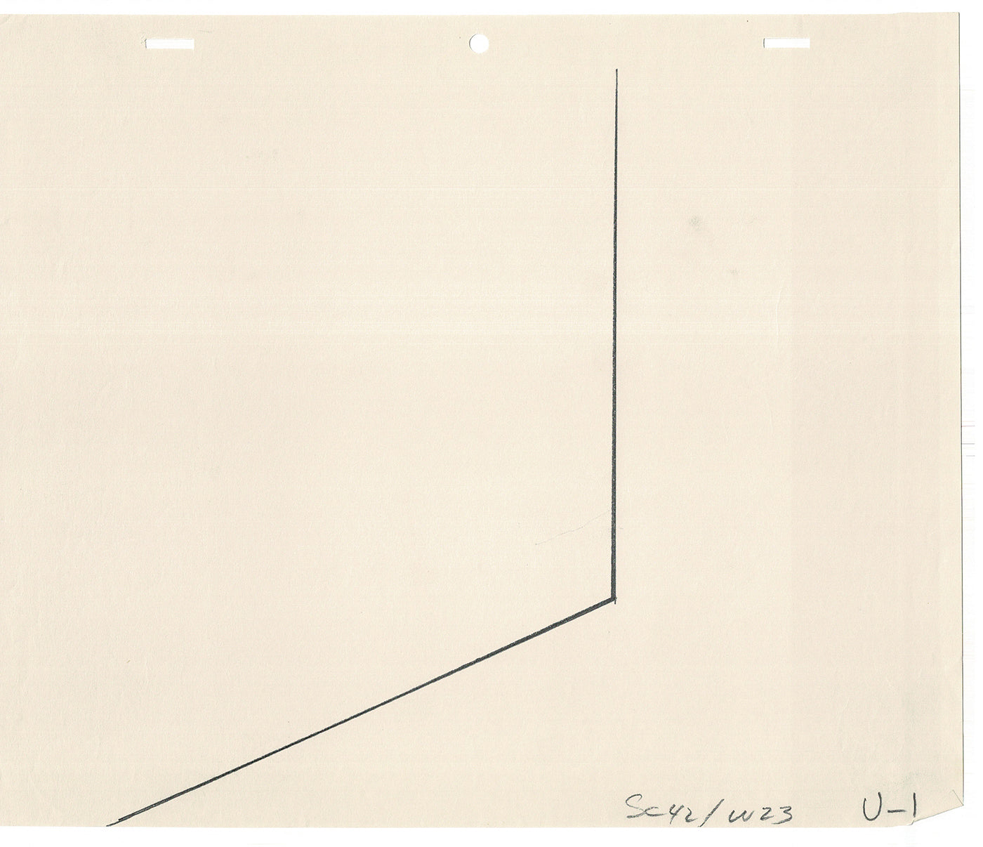 Mr Magoo Original Cartoon Production Animation Background Drawing UPA Collectible Used On Screen B-11