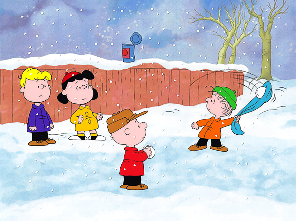 mlc34CELonlydigitalsampleLOresedited a charlie brown christmas peanuts signed animation cartoon cel and