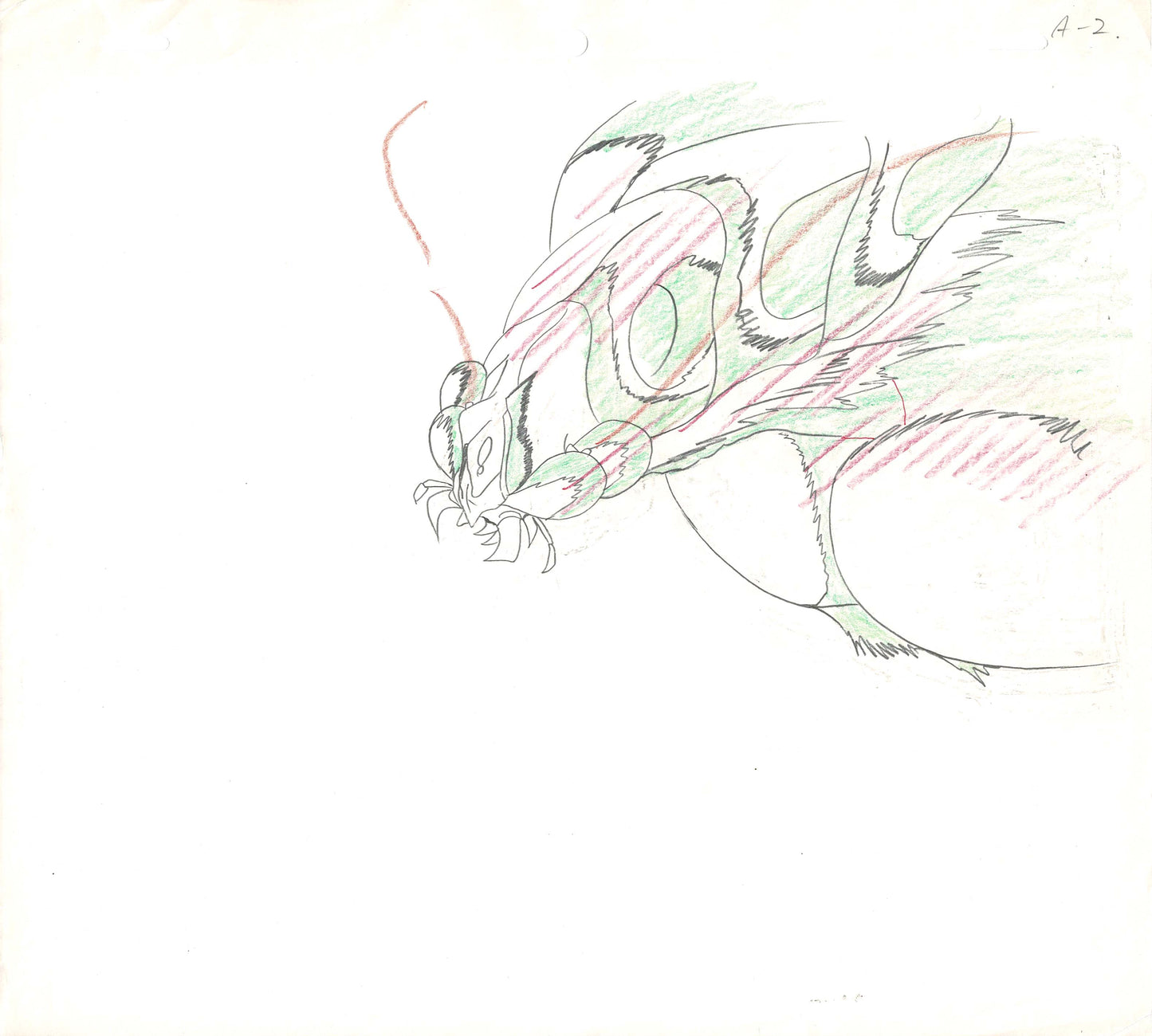 Guyver Production Animation Cel n Drawing Anime 1985 2d