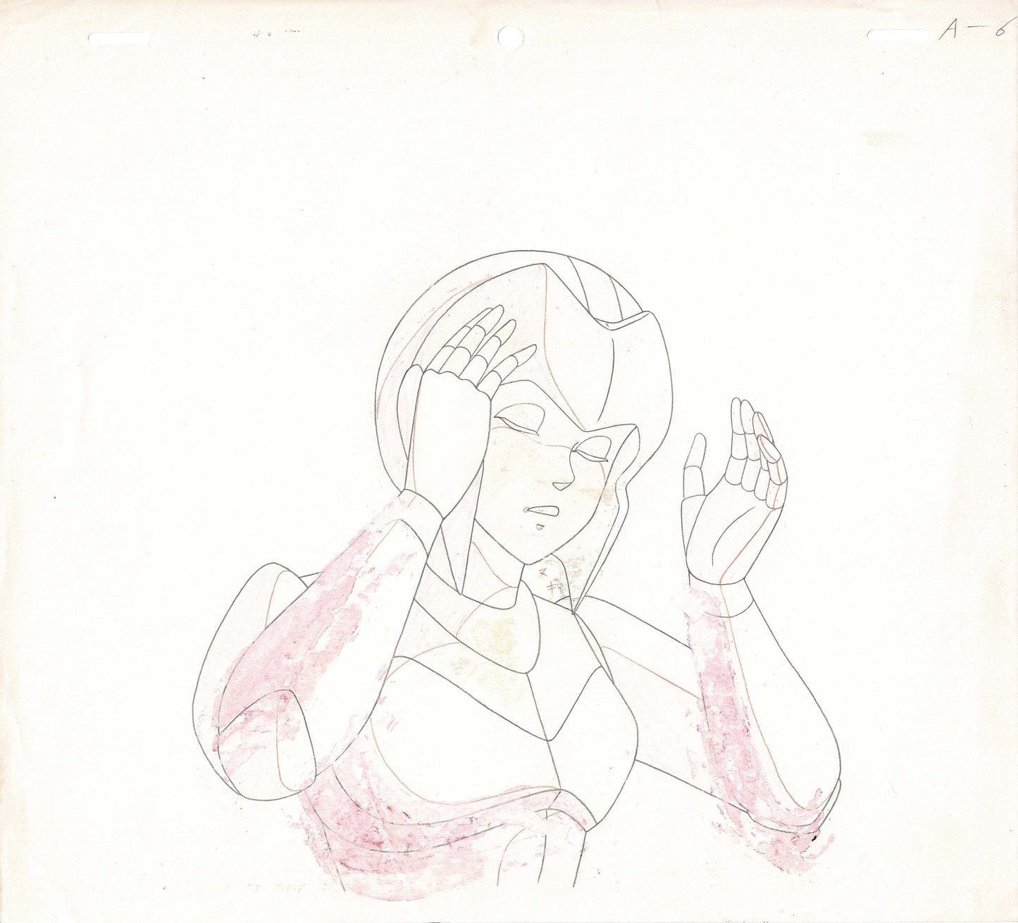Machine Robo Revenge of Cronos Production Animation Cel and Drawing Anime 1986-1987 a6