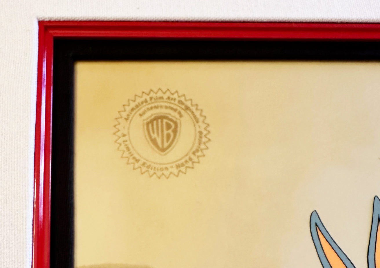 Play It Again Sam Bugs Bunny Yosemite Sam Limited Edition Cel of 750 Friz Freleng Looney Tunes WB 1992 OHC