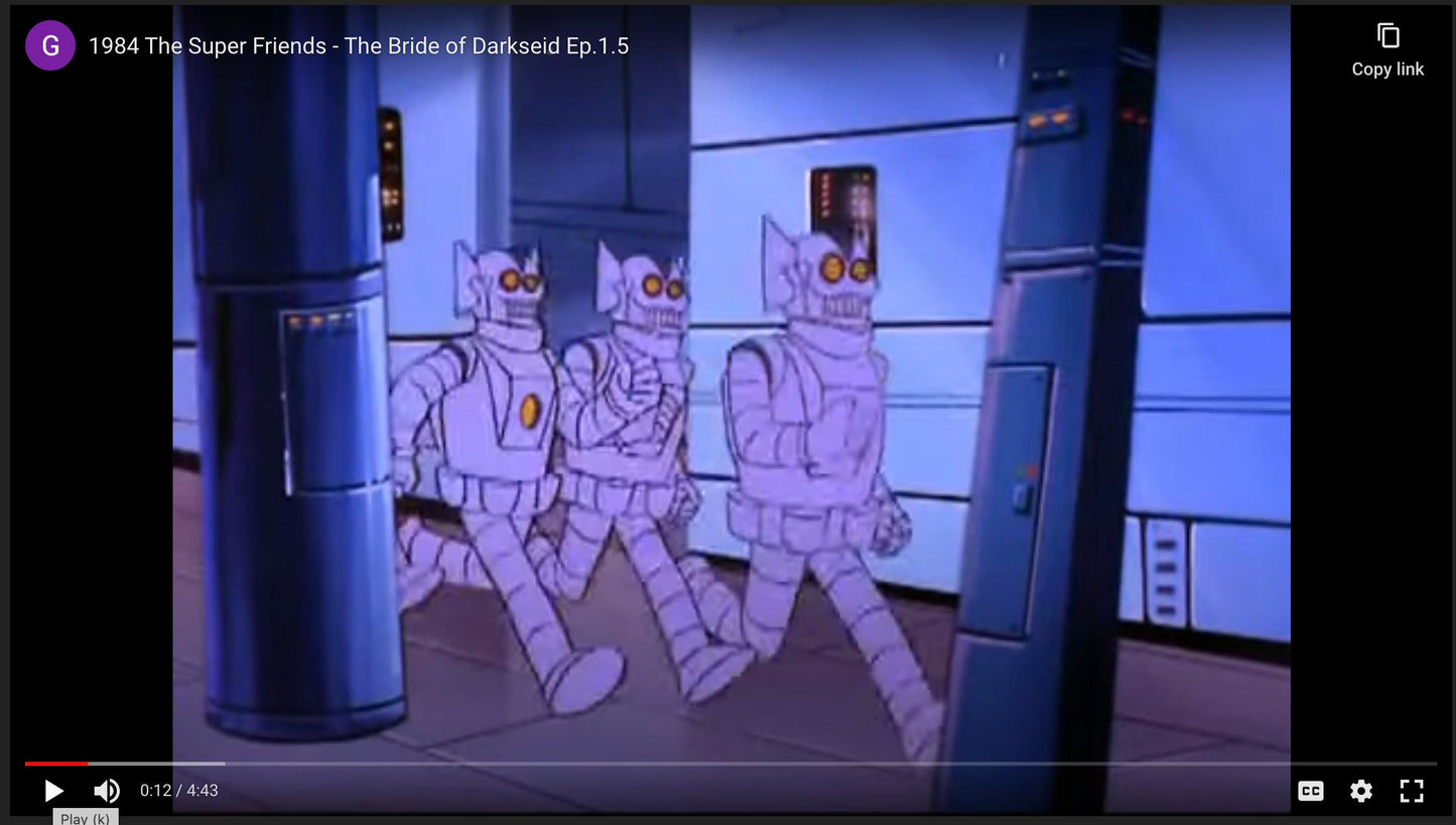 Superfriends Superpowers Darkseid Animation Cartoon Cel Hanna Barbera 1984-5 rb