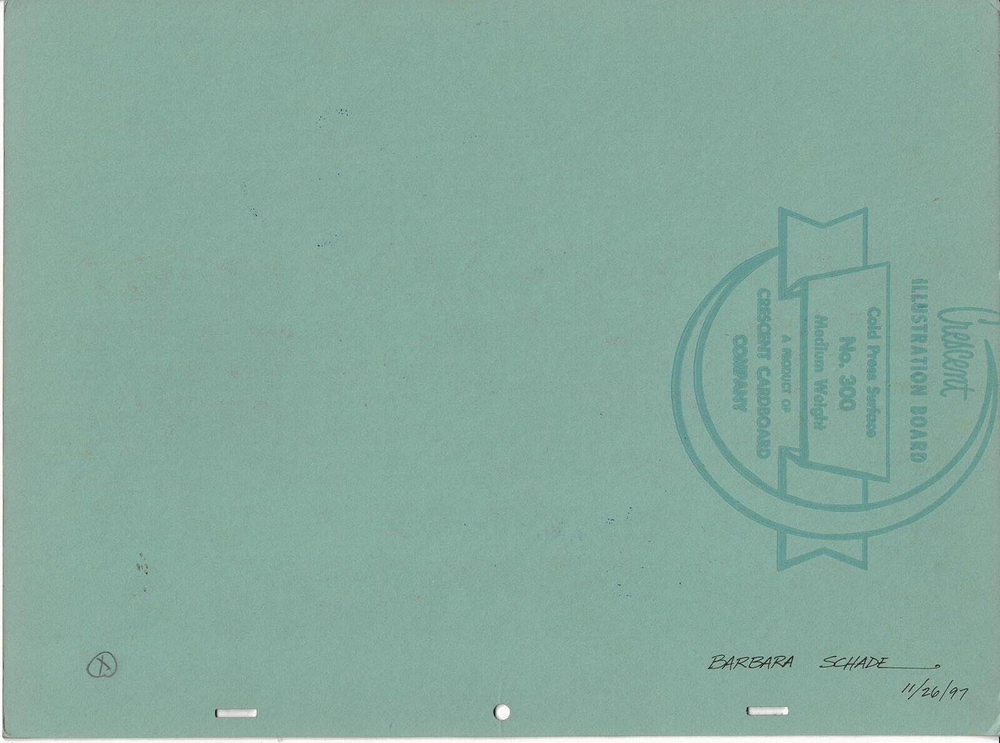 Miezi Cats SIGNED Kinder Surprise Production Animation Background 1997 A-12