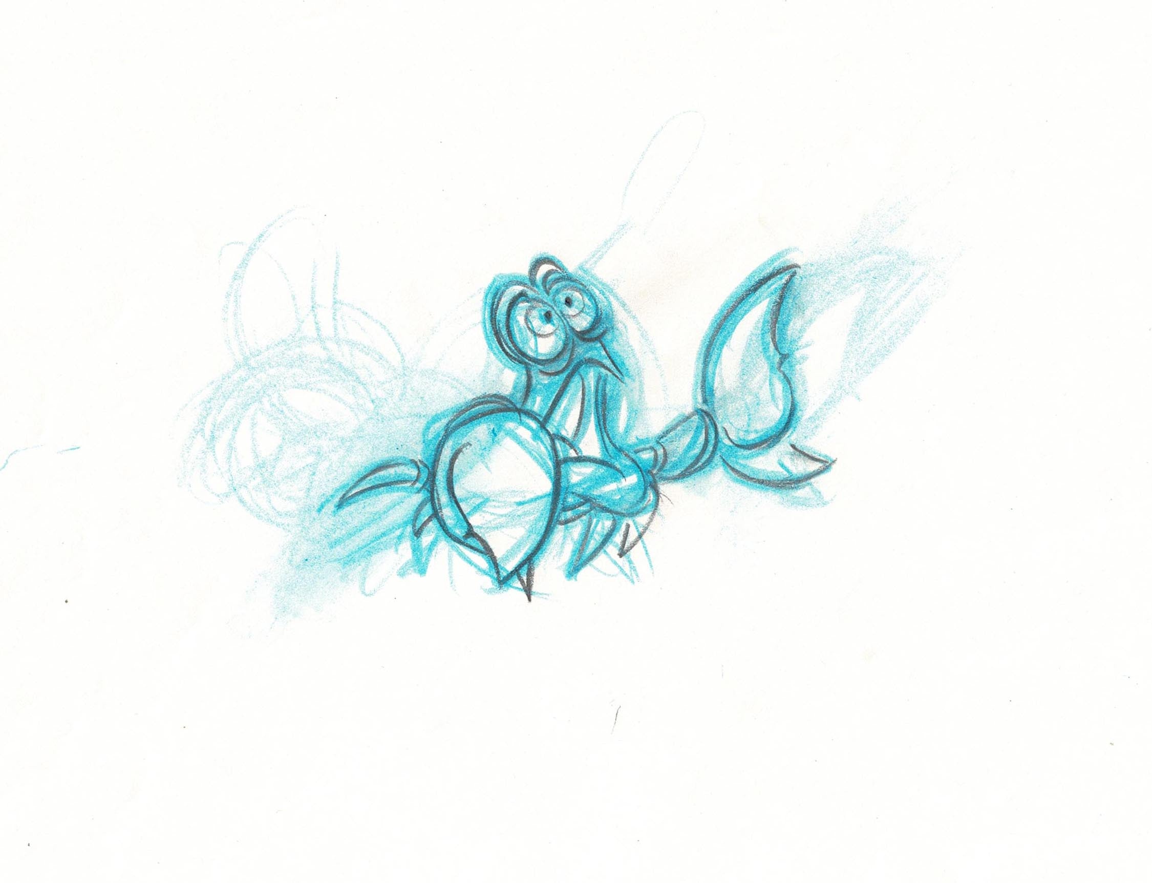little mermaid sebastian drawing