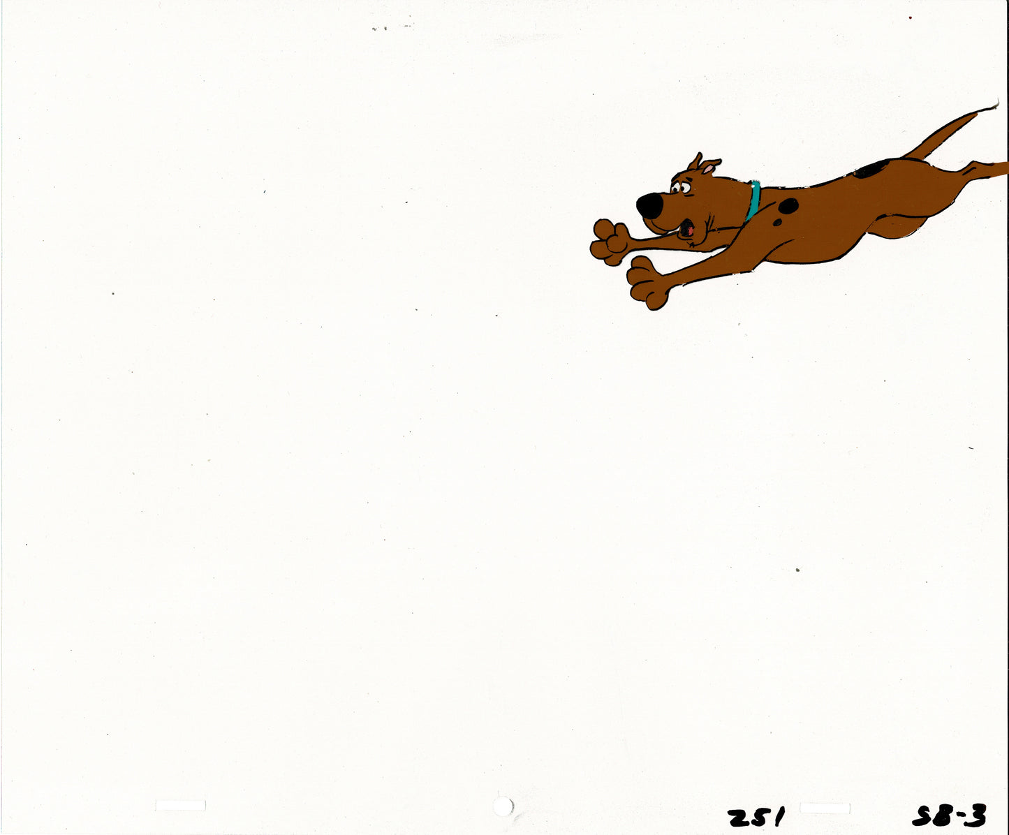 Scooby Doo New Movies 1972 Production Animation Cel from Hanna Barbera Anime sc3m